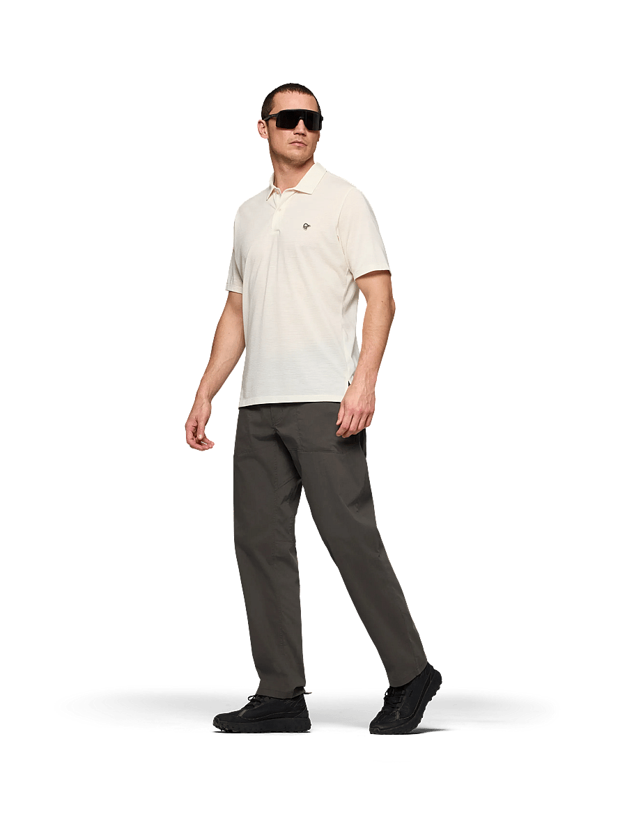 Norrøna - femund equaliserUll Polo Shirt M's - toppe & t-shirts - snow white - 5