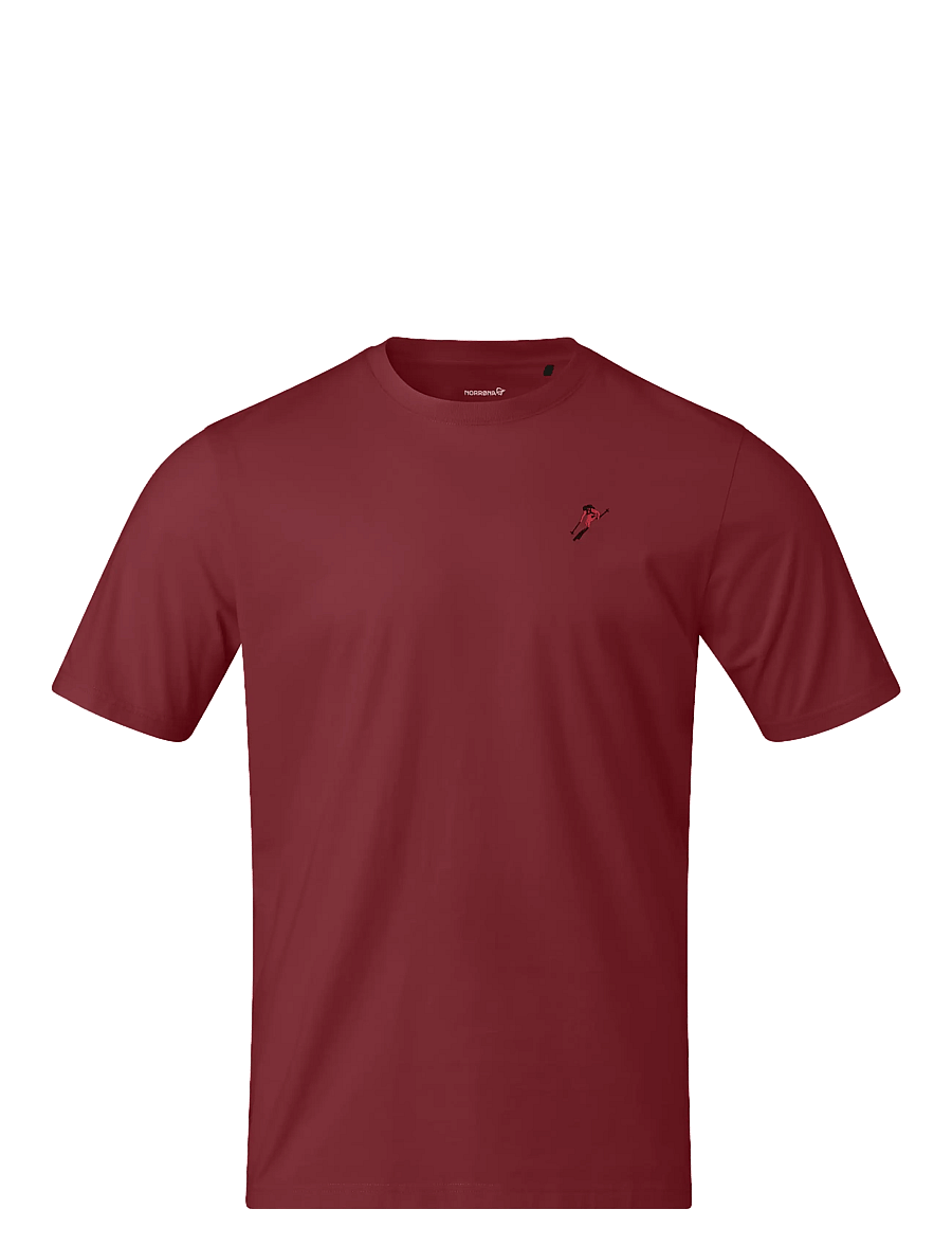 Norrøna - /29 cotton activity embroidery T-shirt M's - oberteile & t-shirts - port - 0