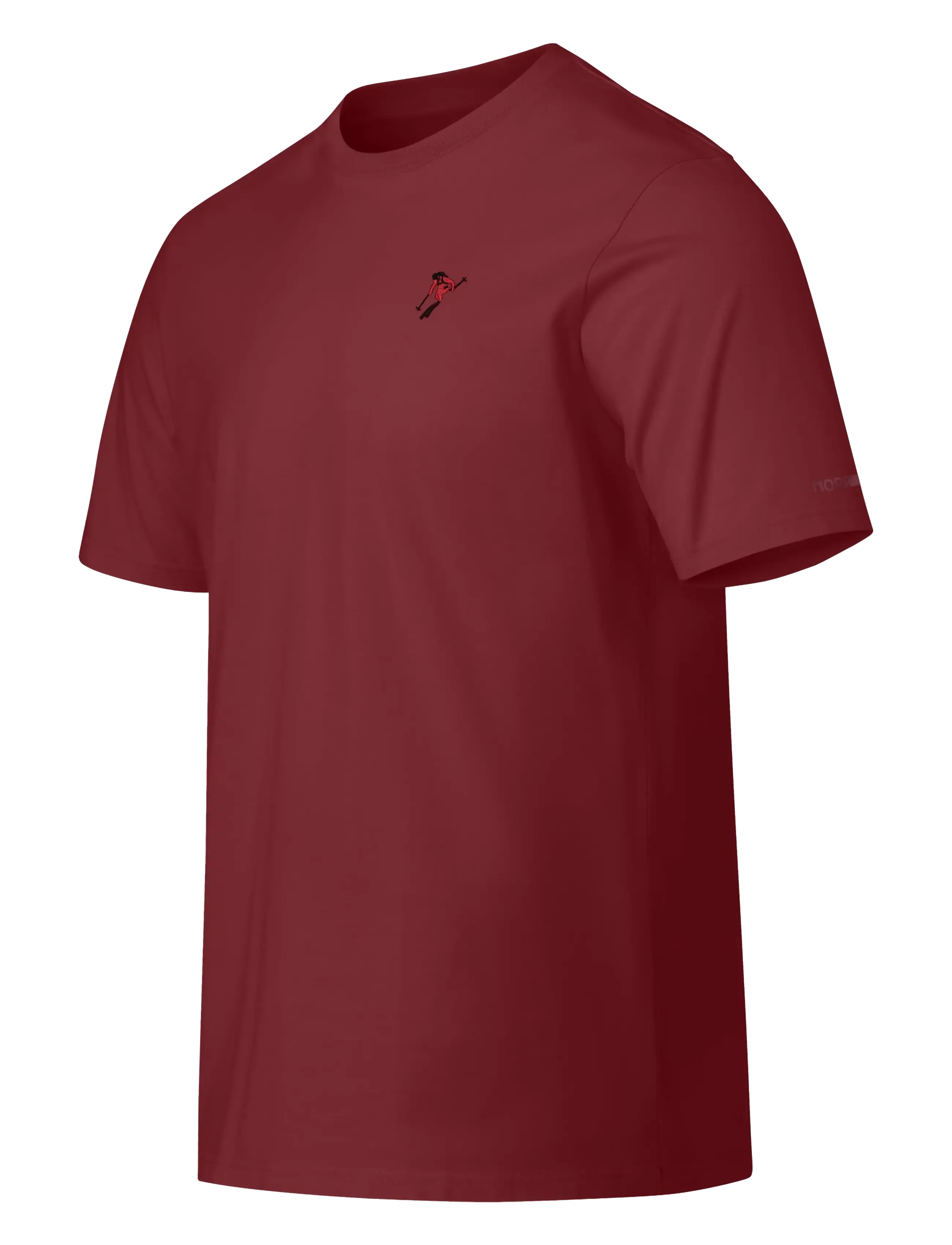 Norrøna - /29 cotton activity embroidery T-shirt M's - t-shirts - port - 2