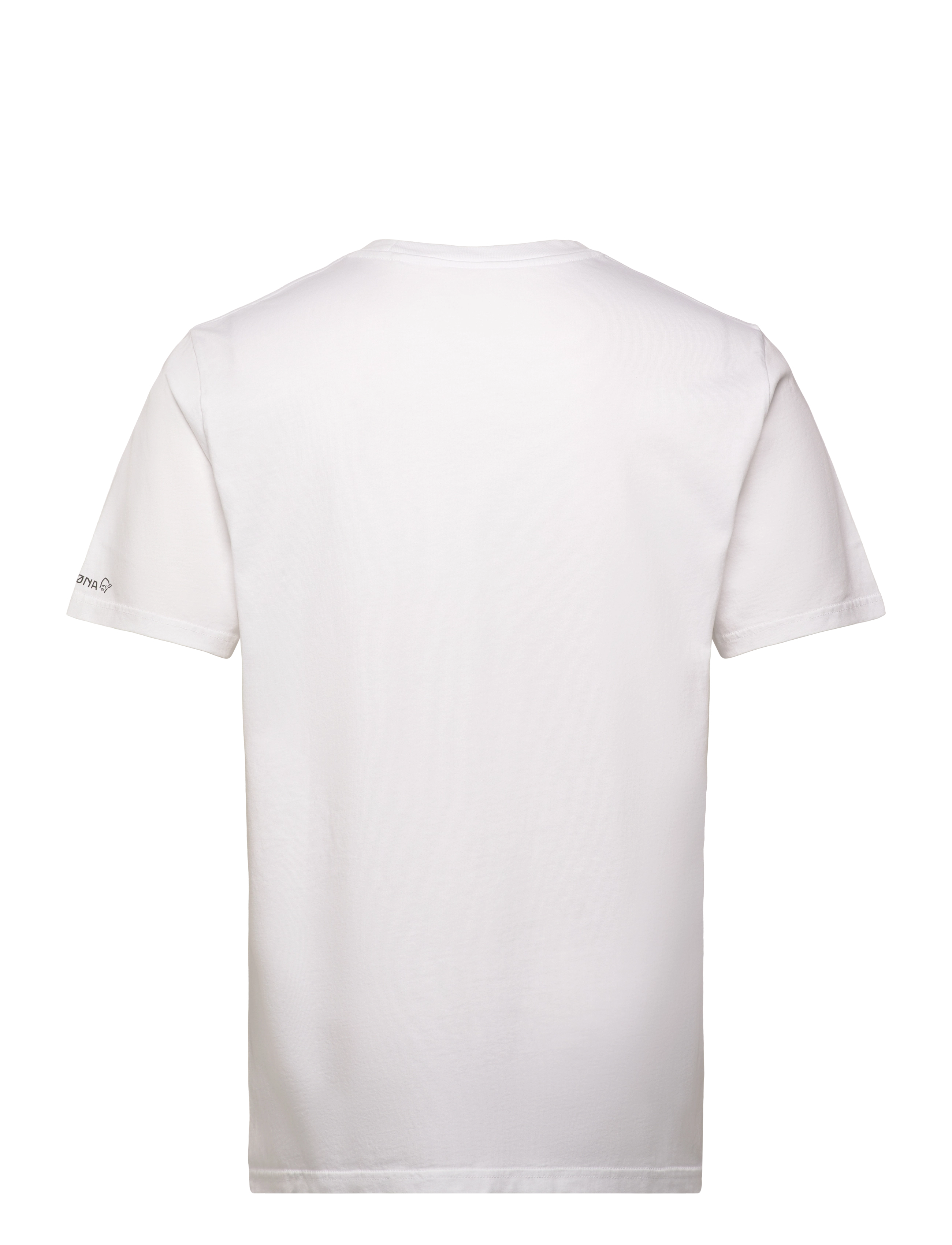 Norrøna - /29 cotton activity embroidery T-shirt M's - t-shirts - pure white - 2