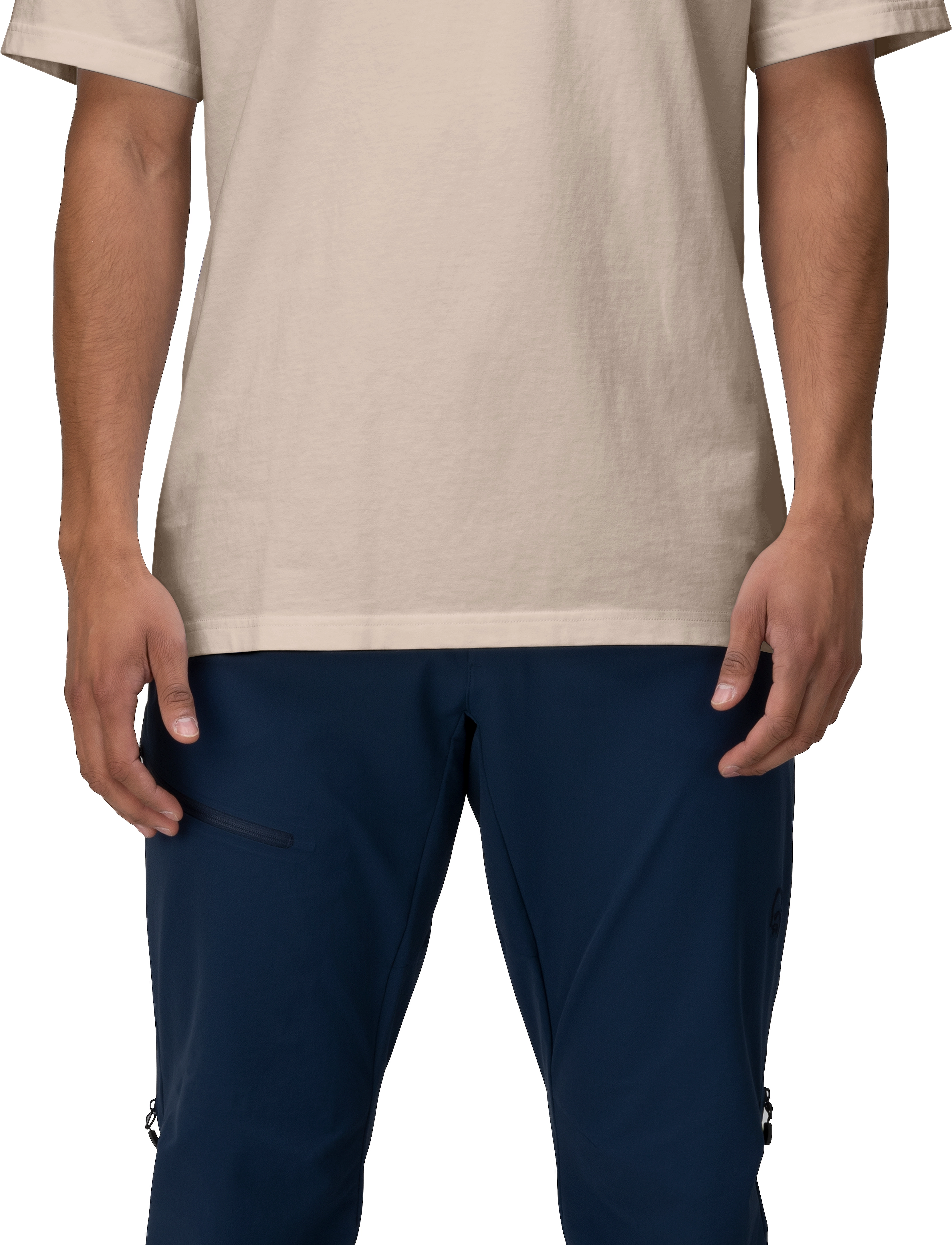 Norrøna /29 cotton activity embroidery T-shirt M's - Kurzärmelig - PURE WHITE / white