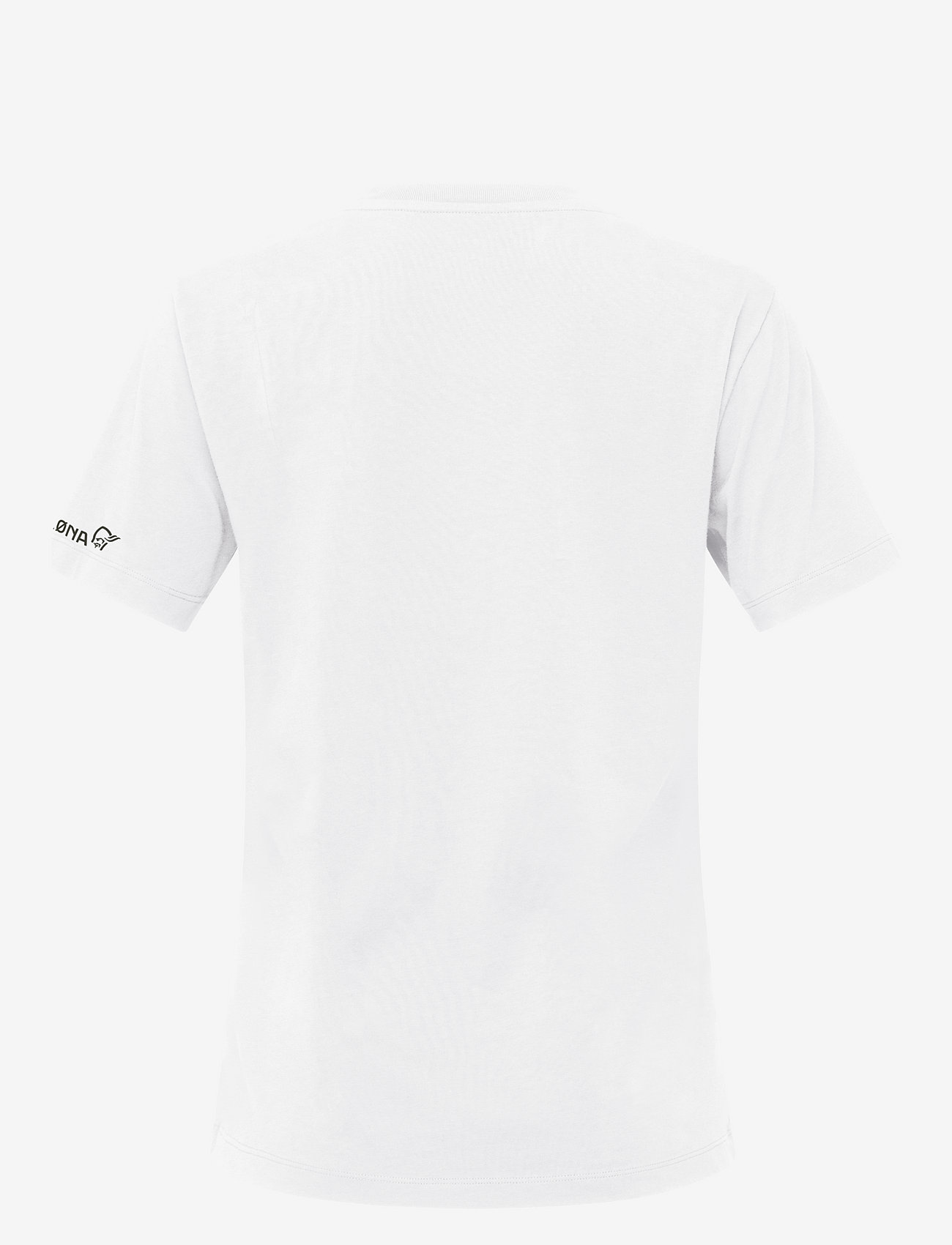 Norrøna - /29 cotton activity embroidery T-shirt W's - t-shirts - pure white - 1