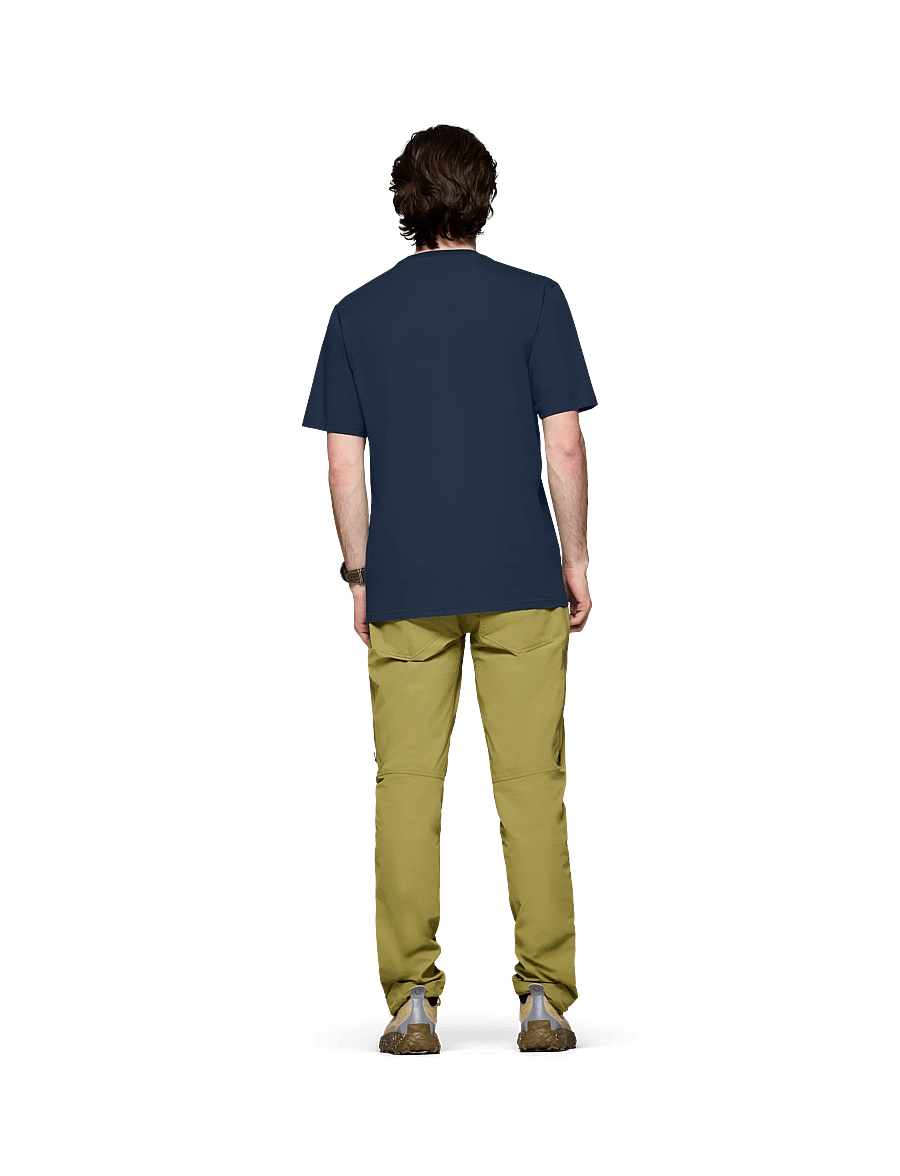 Norrøna - /29 cotton viking T-shirt M's - koszulki i t-shirty - indigo night/sky captain - 3
