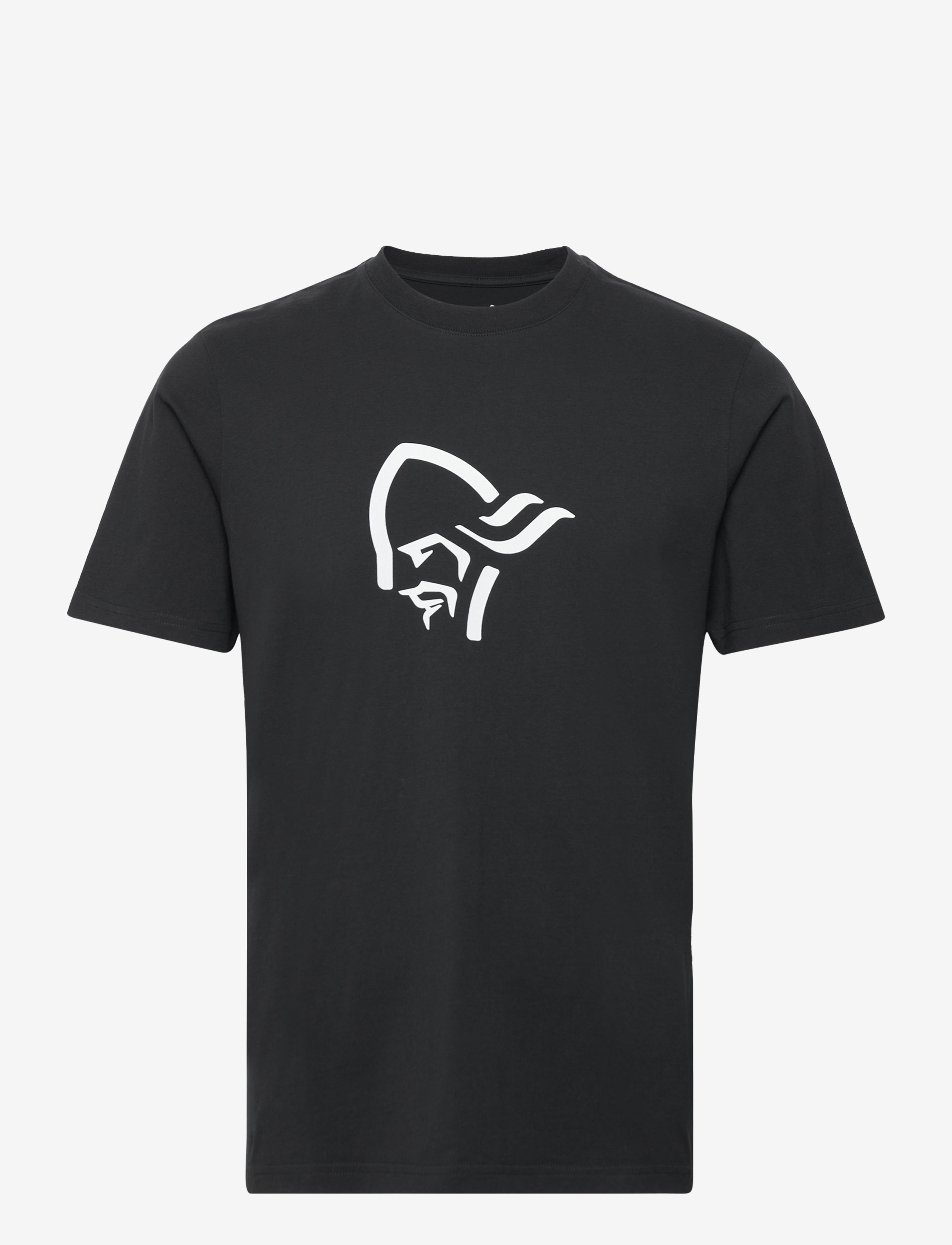 Norrøna /29 cotton viking T-shirt M's - T-särgid - CAVIAR BLACK/SNOWDROP / black