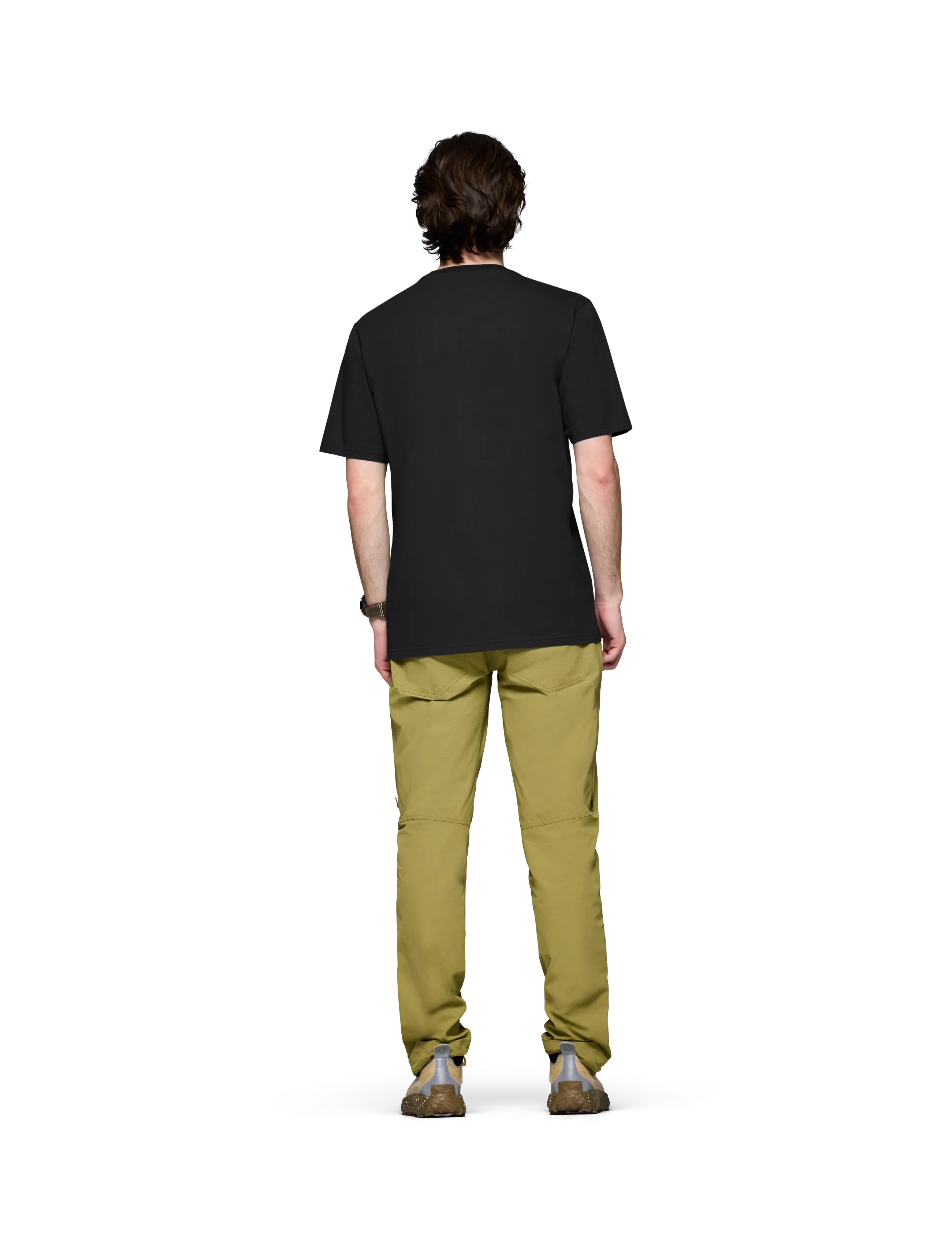 Norrøna - /29 cotton viking T-shirt M's - t-shirts - caviar black/snowdrop - 3