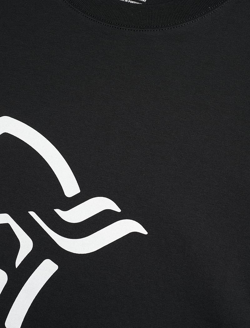 Norrøna - /29 cotton viking T-shirt M's - oberteile & t-shirts - caviar black/snowdrop - 2