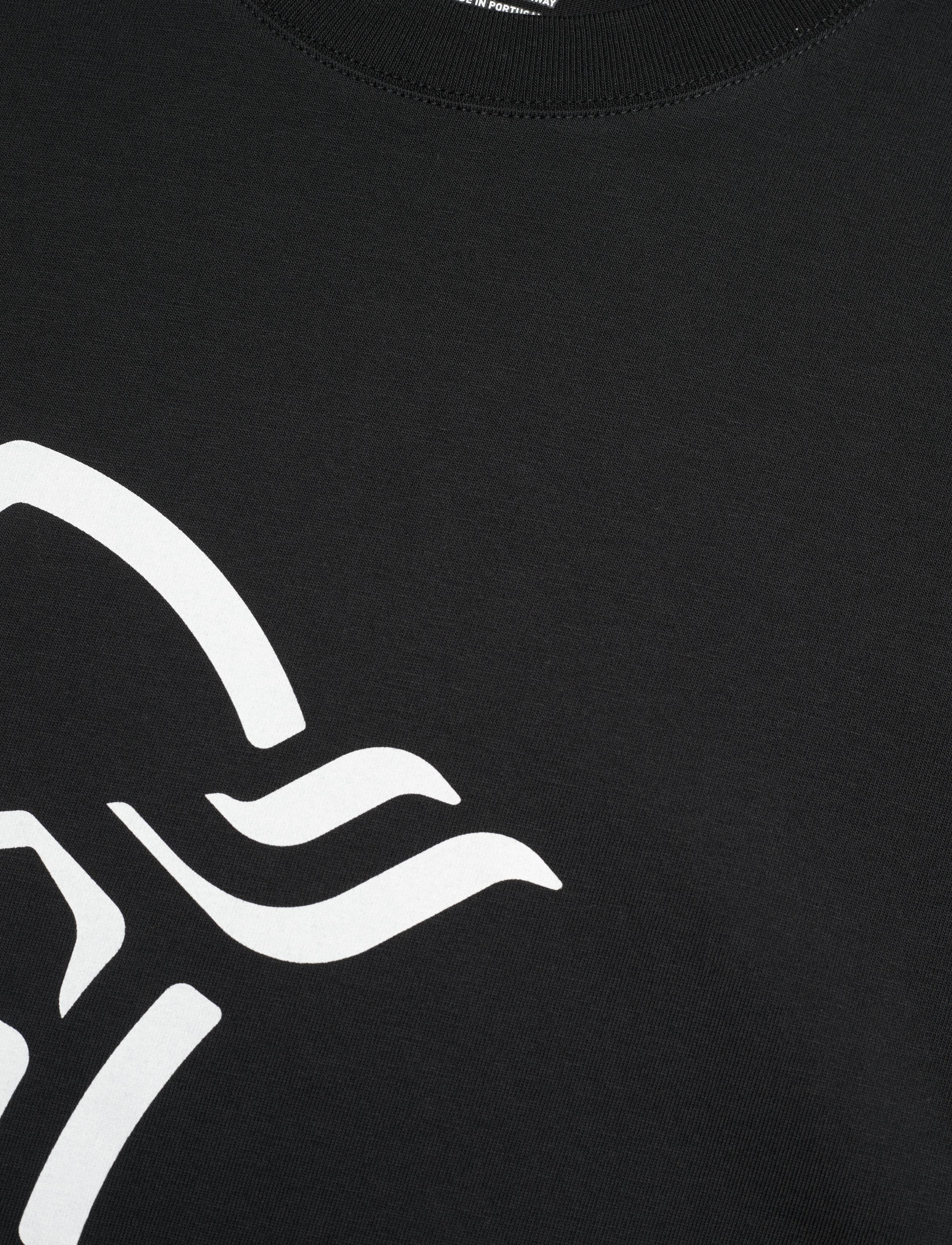 Norrøna - /29 cotton viking T-shirt M's - tops & t-shirts - caviar black/snowdrop - 2