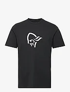 /29 cotton viking T-Shirt M's - CAVIAR/SNOWDROP