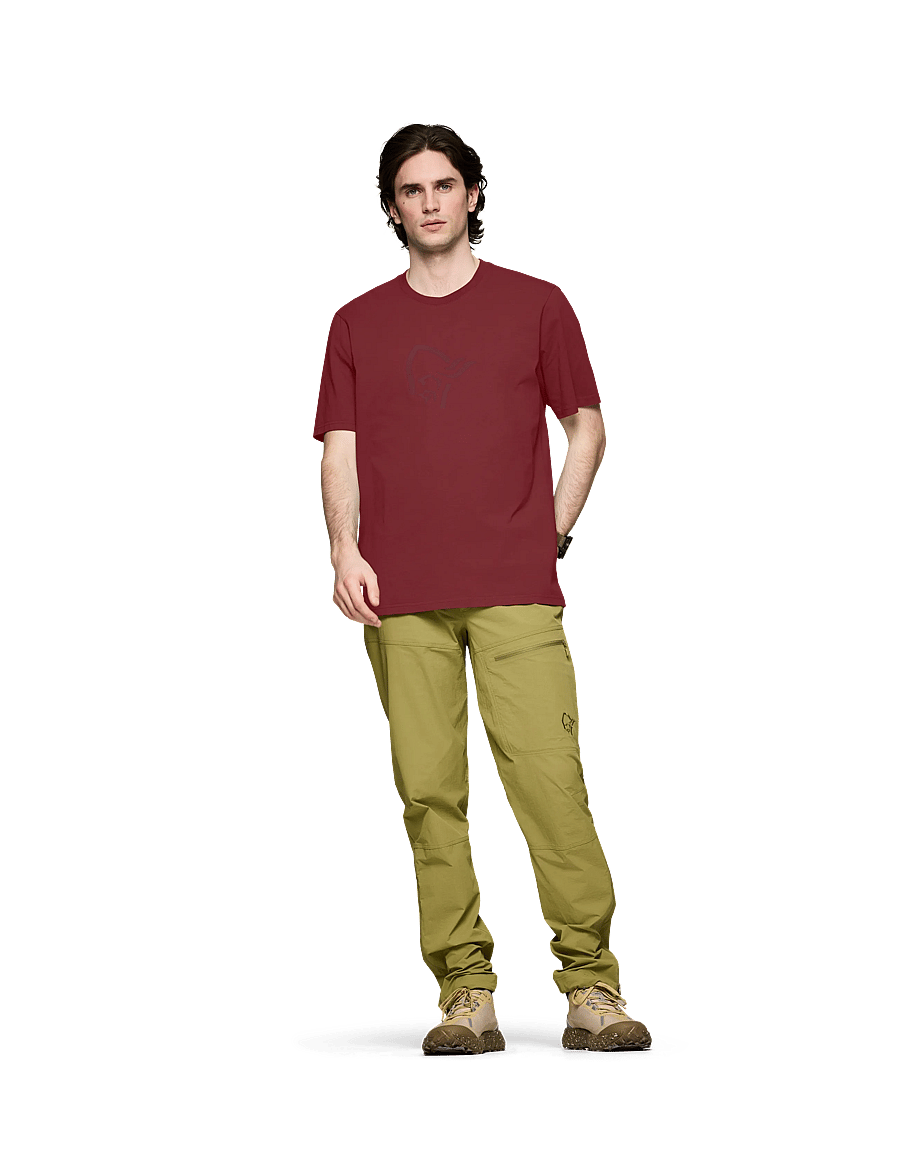 Norrøna - /29 cotton viking T-shirt M's - oberteile & t-shirts - port - 4