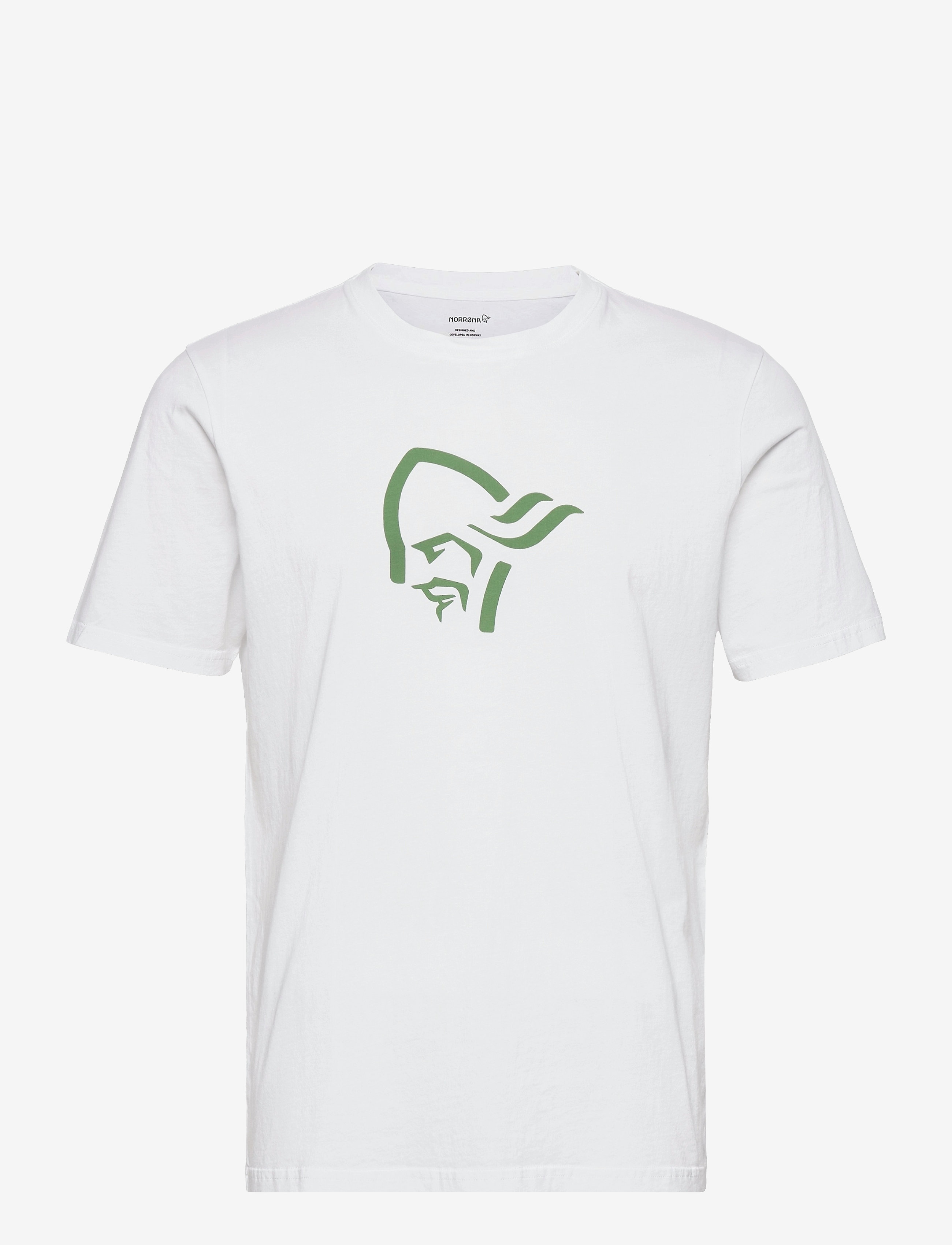 Norrøna /29 cotton viking T-shirt M's - T-shirts - PURE WHITE / white