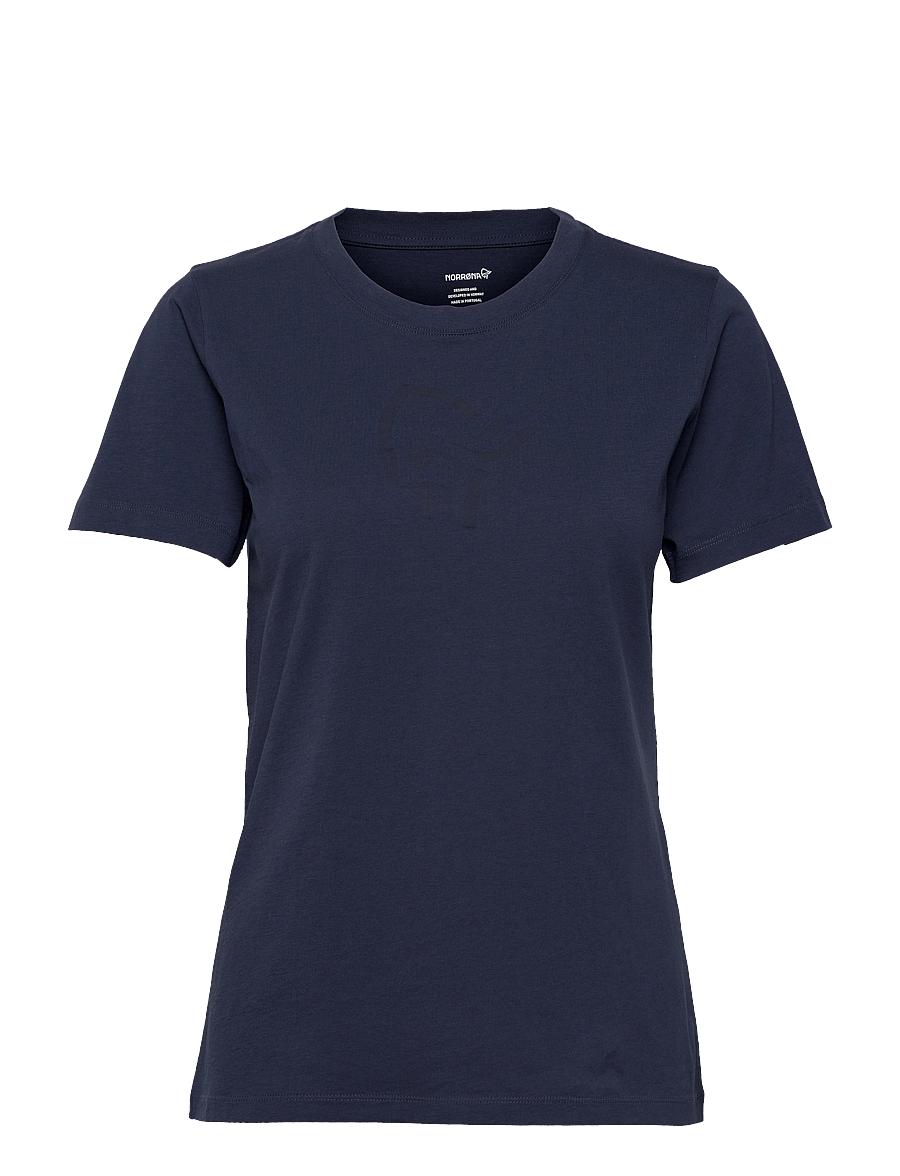 Norrøna - /29 cotton viking T-shirt W's - t-shirts - indigo night/sky captain - 0