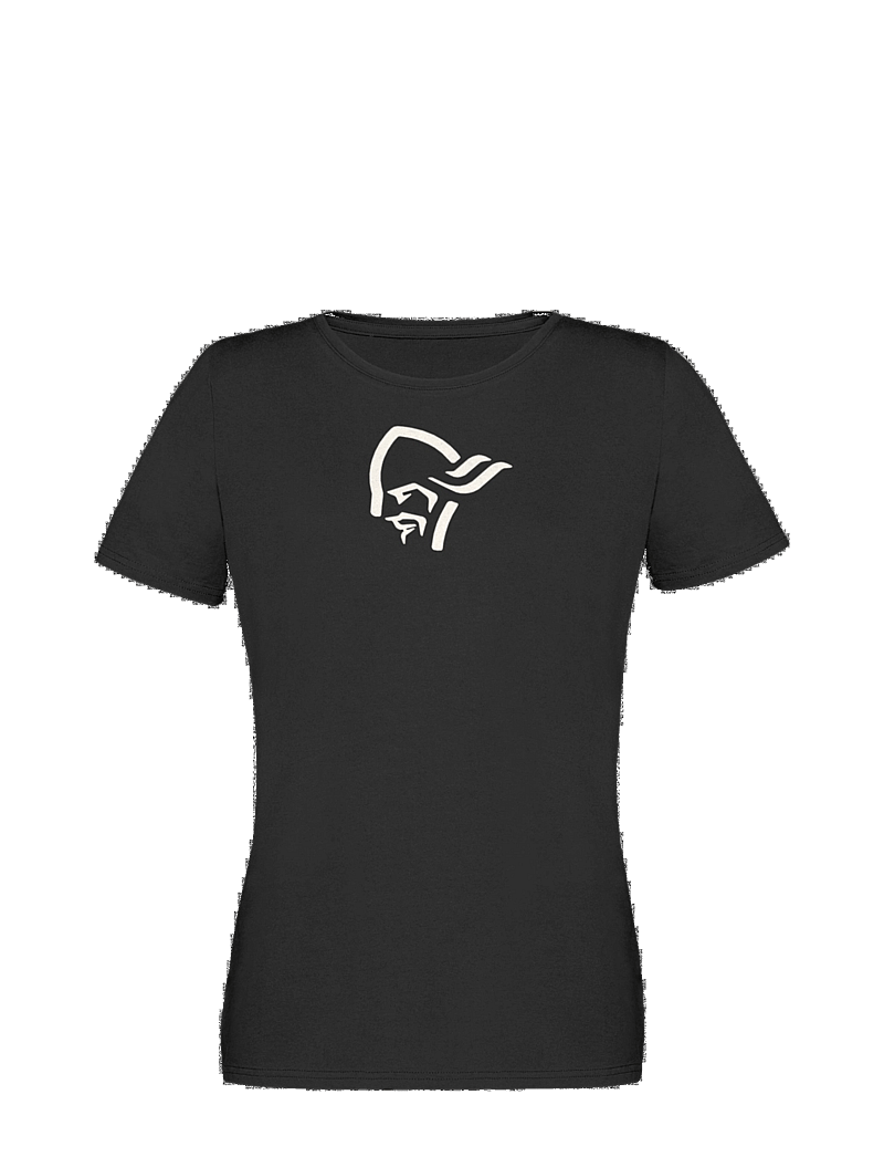 Norrøna - /29 cotton viking T-shirt W's - alussärgid ja t-särgid - caviar black - 0