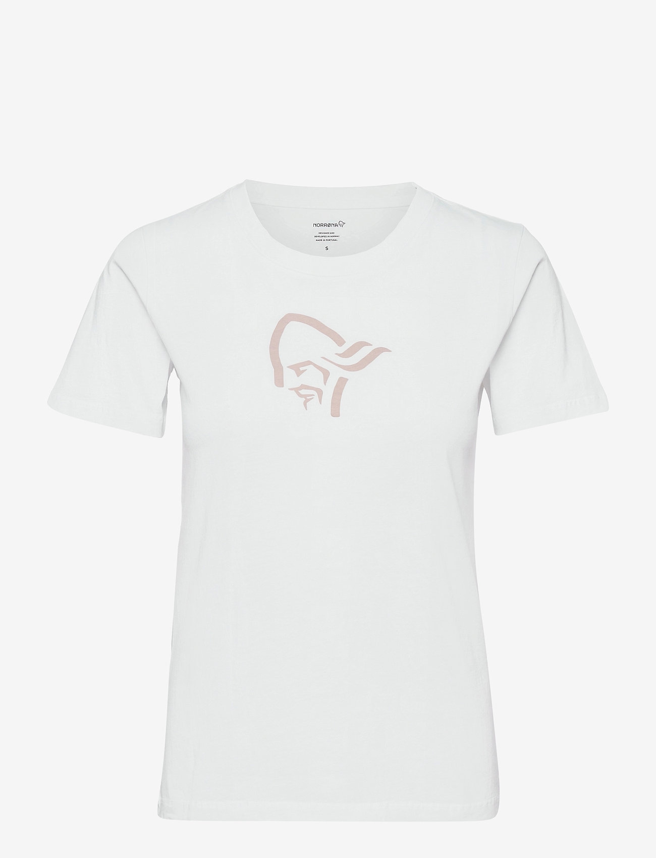 Norrøna - /29 cotton viking T-shirt W's - t-shirts - white - 1