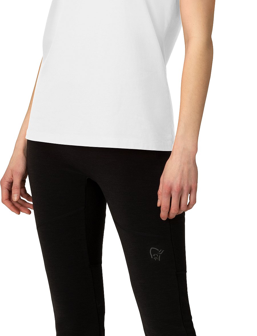 Norrøna - /29 cotton viking T-shirt W's - t-shirty - white - 3