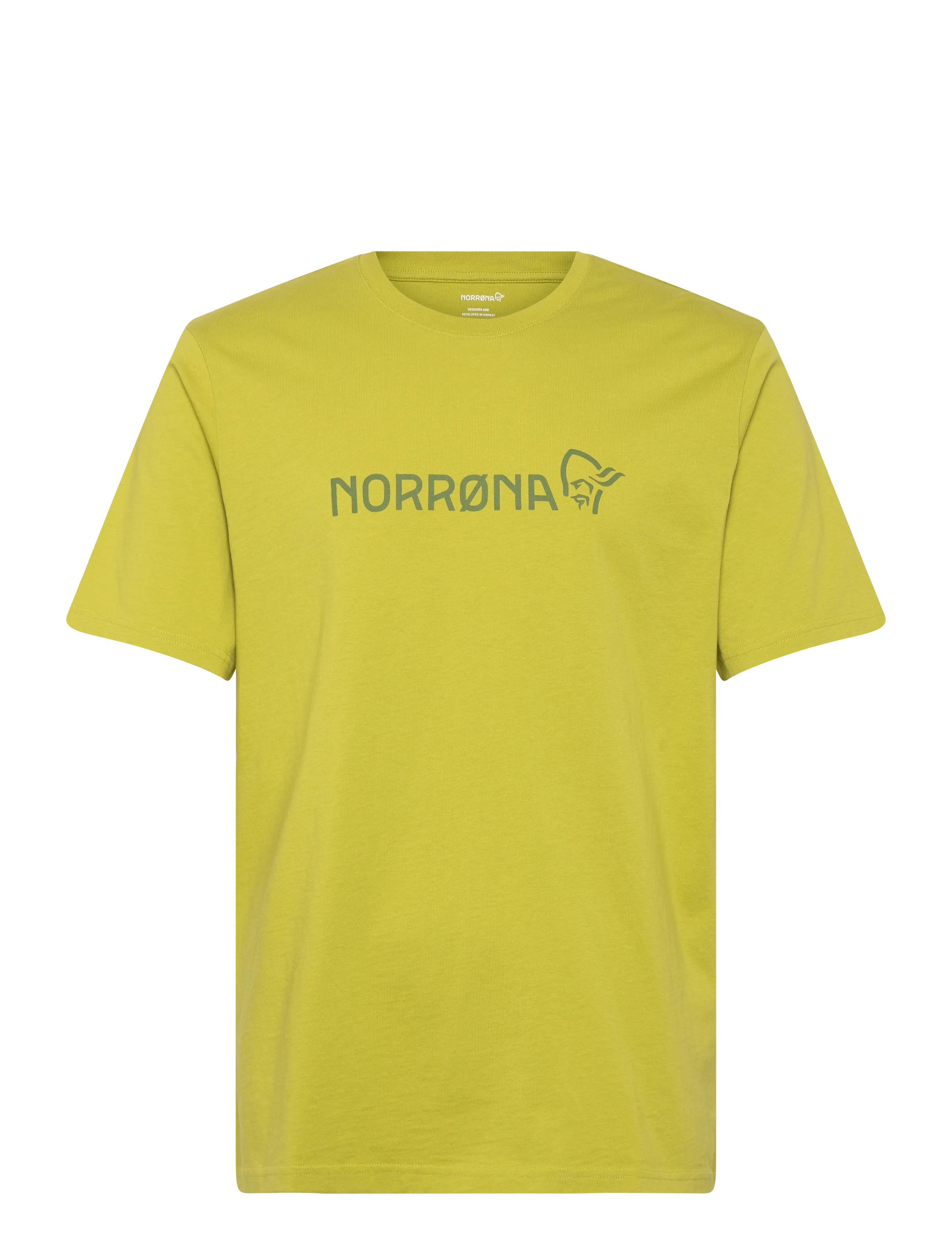 Norrøna /29 cotton Norrøna viking T-shirt M's - Tøj - GOLDEN LIME / green