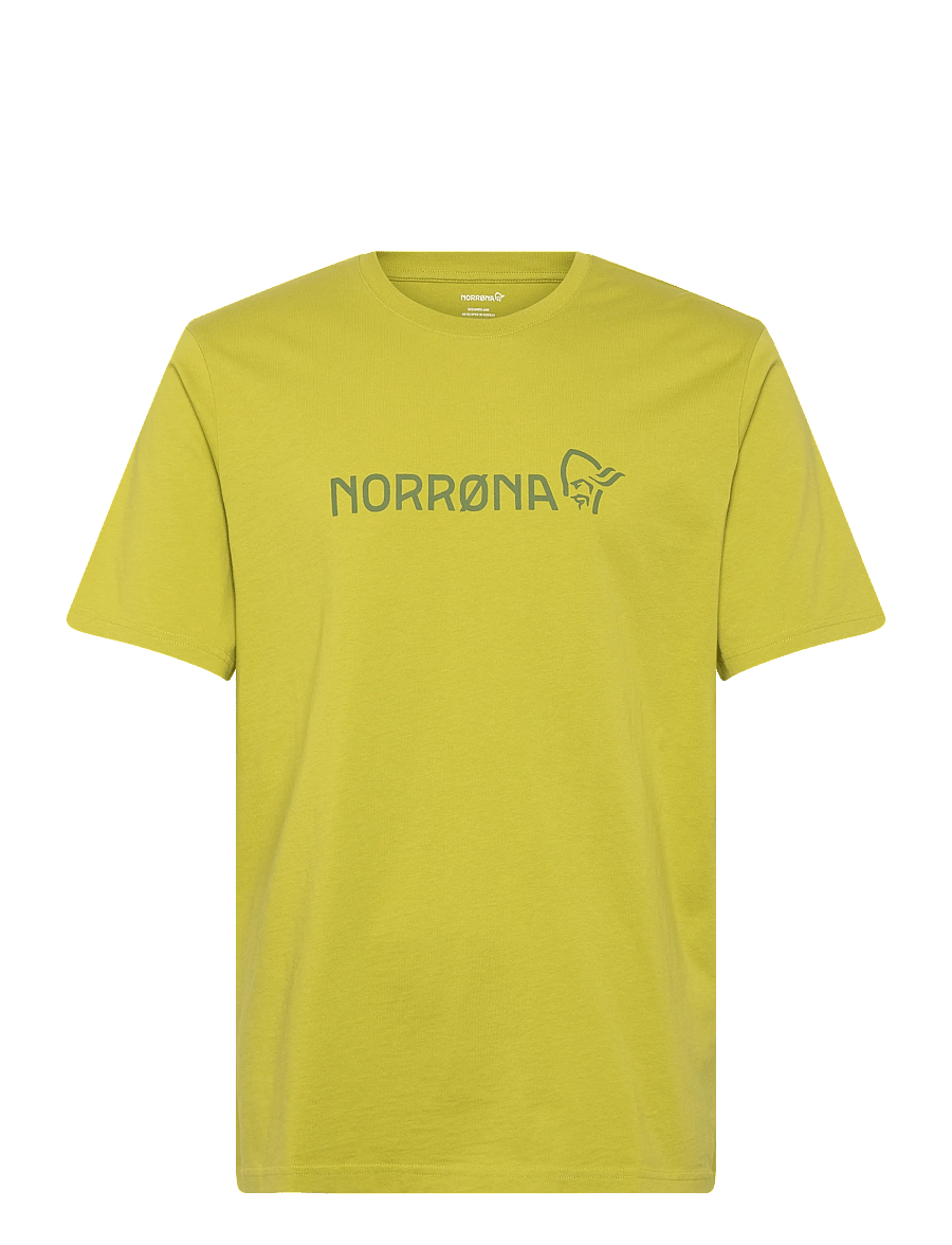Norrøna - /29 cotton Norrøna viking T-shirt M's - tops & t-shirts - golden lime - 0
