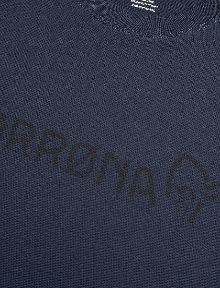 Norrøna - /29 cotton Norrøna viking T-shirt M's - t-shirts - indigo night - 2