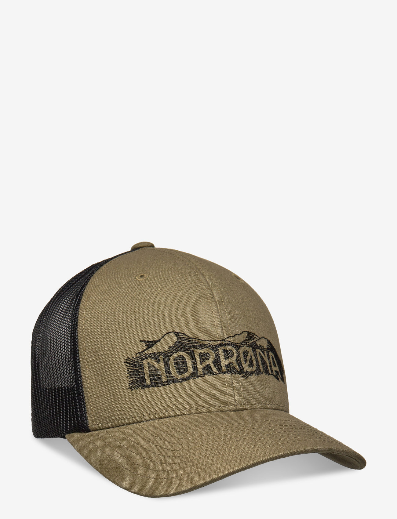 Norrøna - /29 snap back trucker mesh Cap - caps - olive night/caviar black - 0