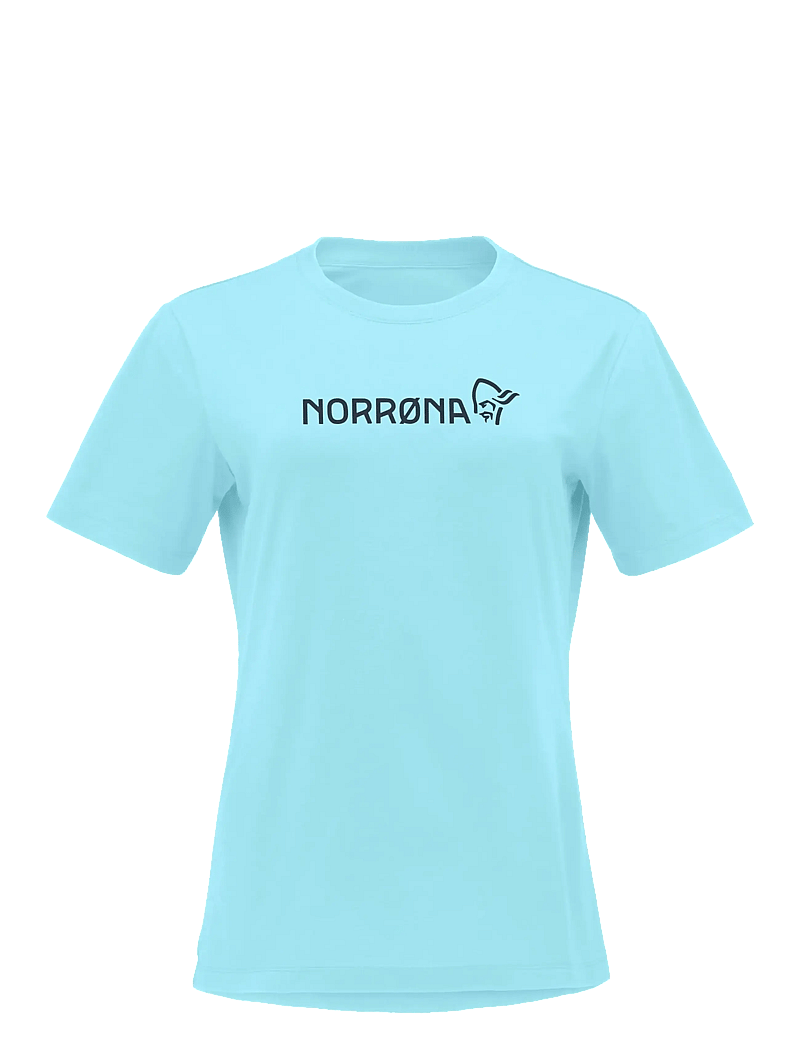 Norrøna - /29 cotton Norrøna viking T-shirt W's - t-shirts - aqua haze - 1