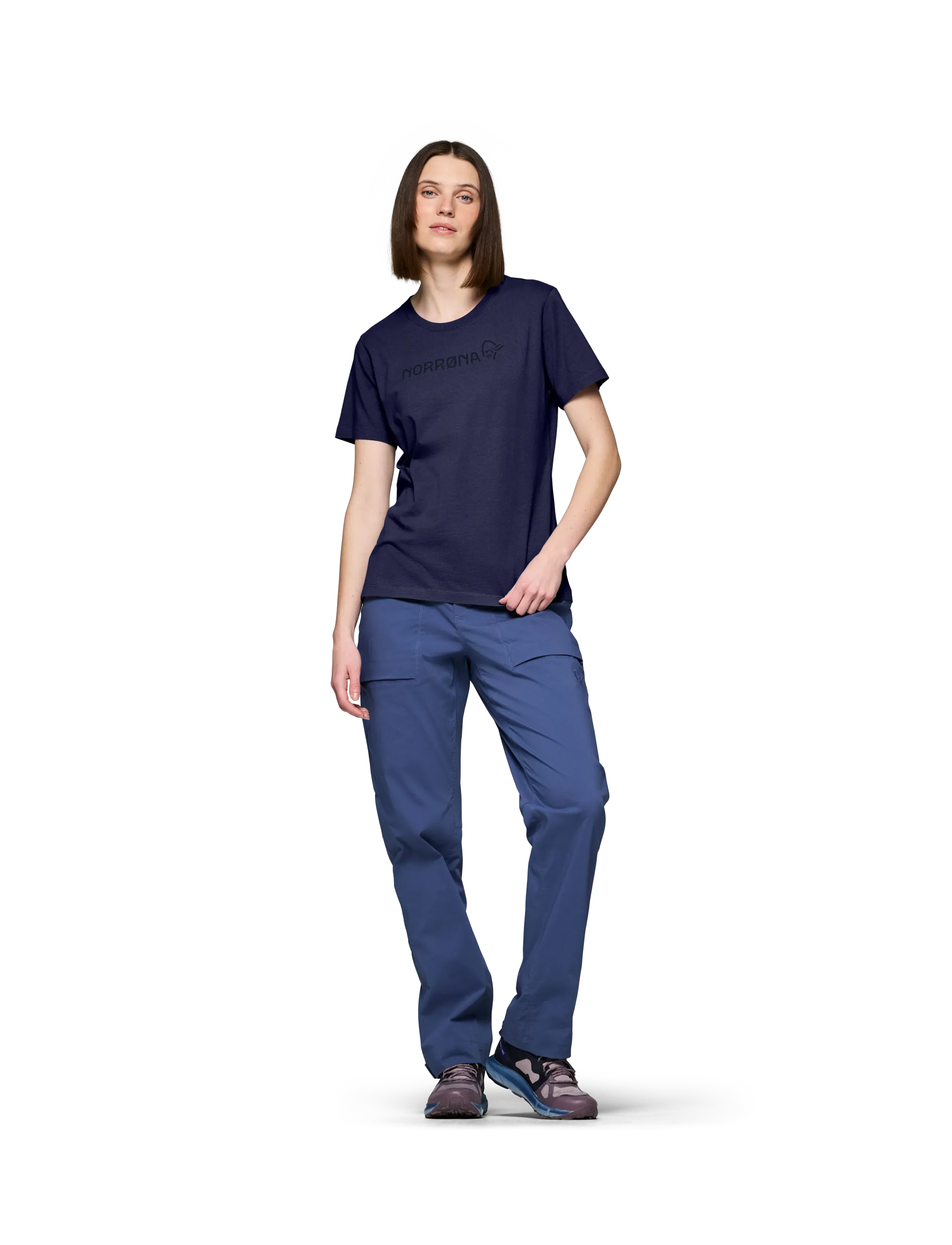 Norrøna - /29 cotton Norrøna viking T-shirt W's - t-shirts - indigo night - 5