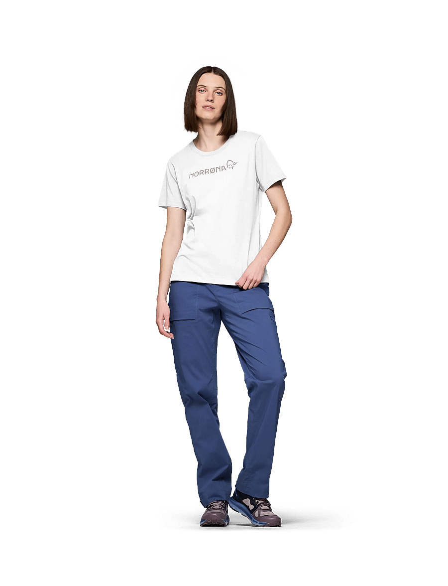 Norrøna - /29 cotton Norrøna viking T-shirt W's - t-shirts - pure white - 0