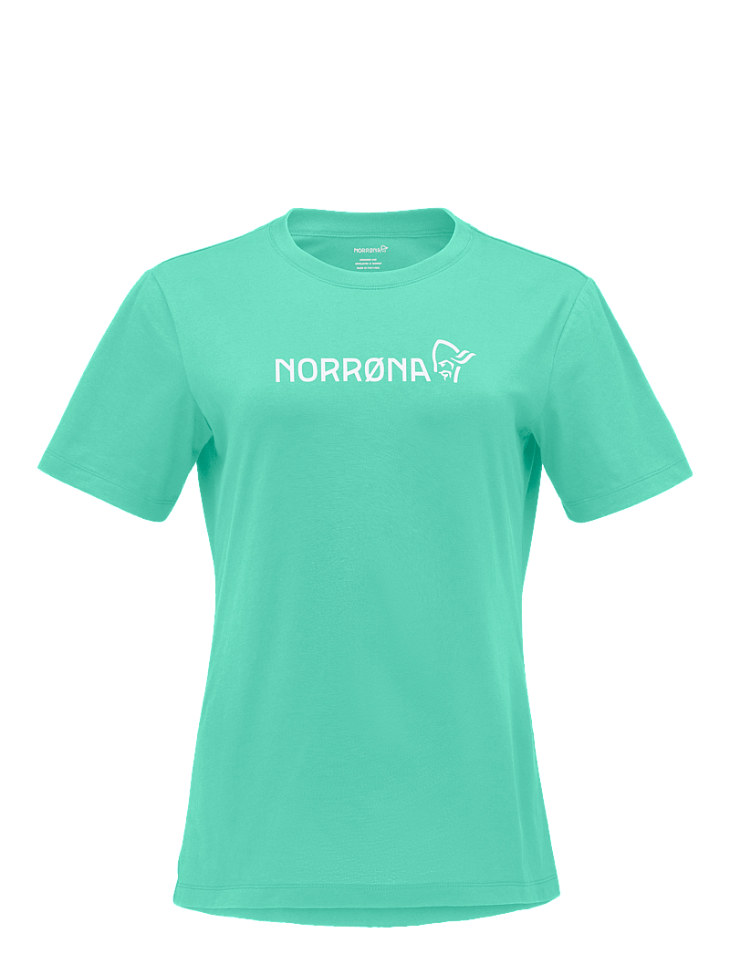 Norrøna - /29 cotton Norrøna viking T-shirt W's - alussärgid ja t-särgid - winter green - 0