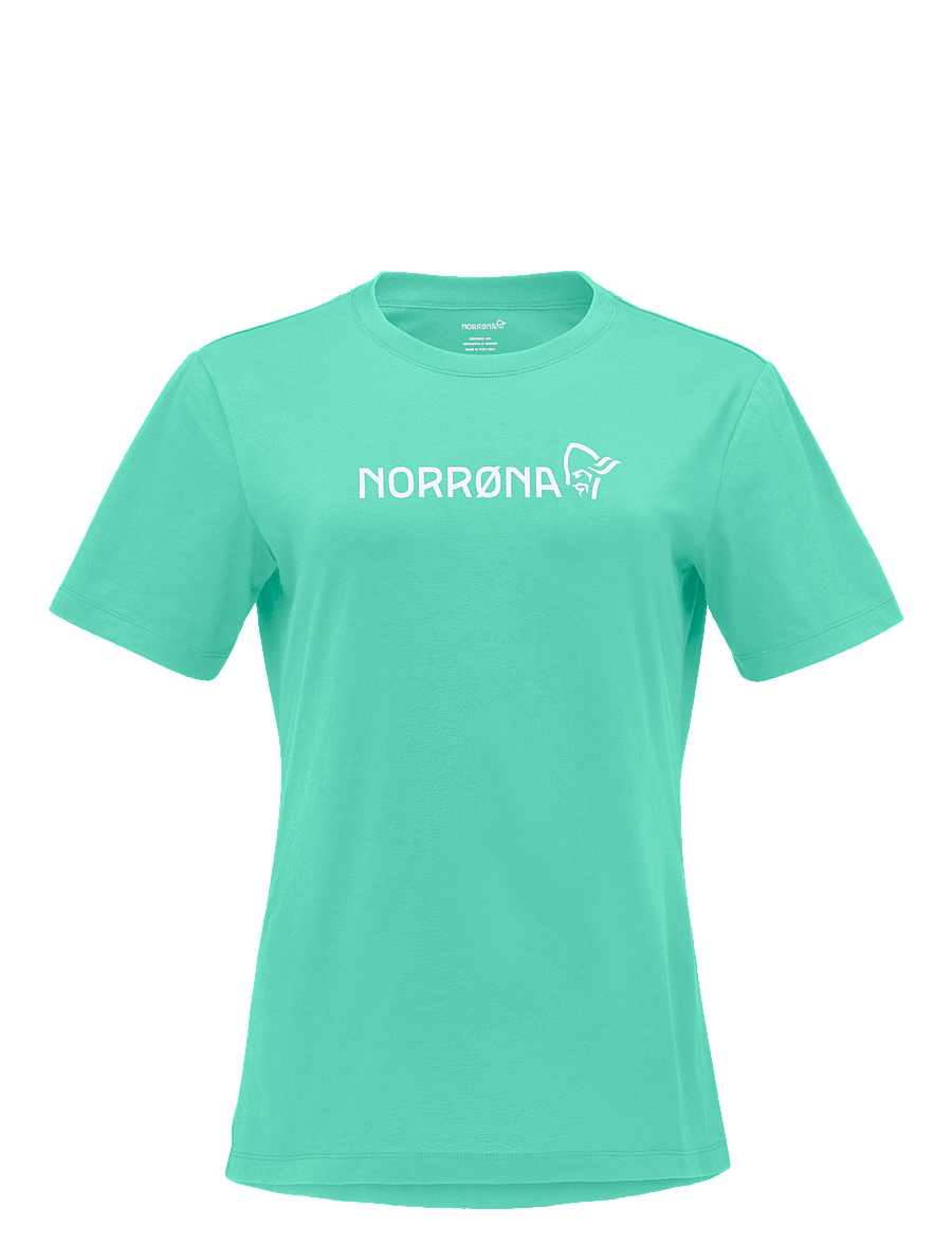 Norrøna - /29 cotton Norrøna viking T-shirt W's - t-shirts - winter green - 0