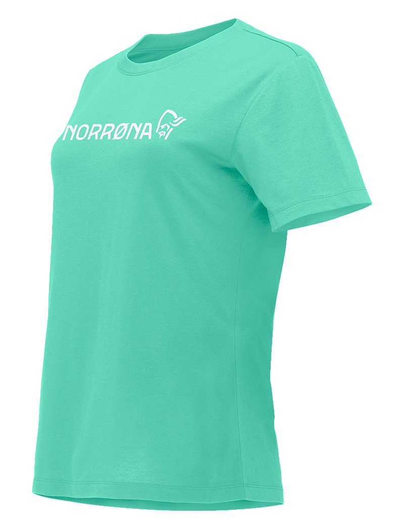 Norrøna - /29 cotton Norrøna viking T-shirt W's - alussärgid ja t-särgid - winter green - 1