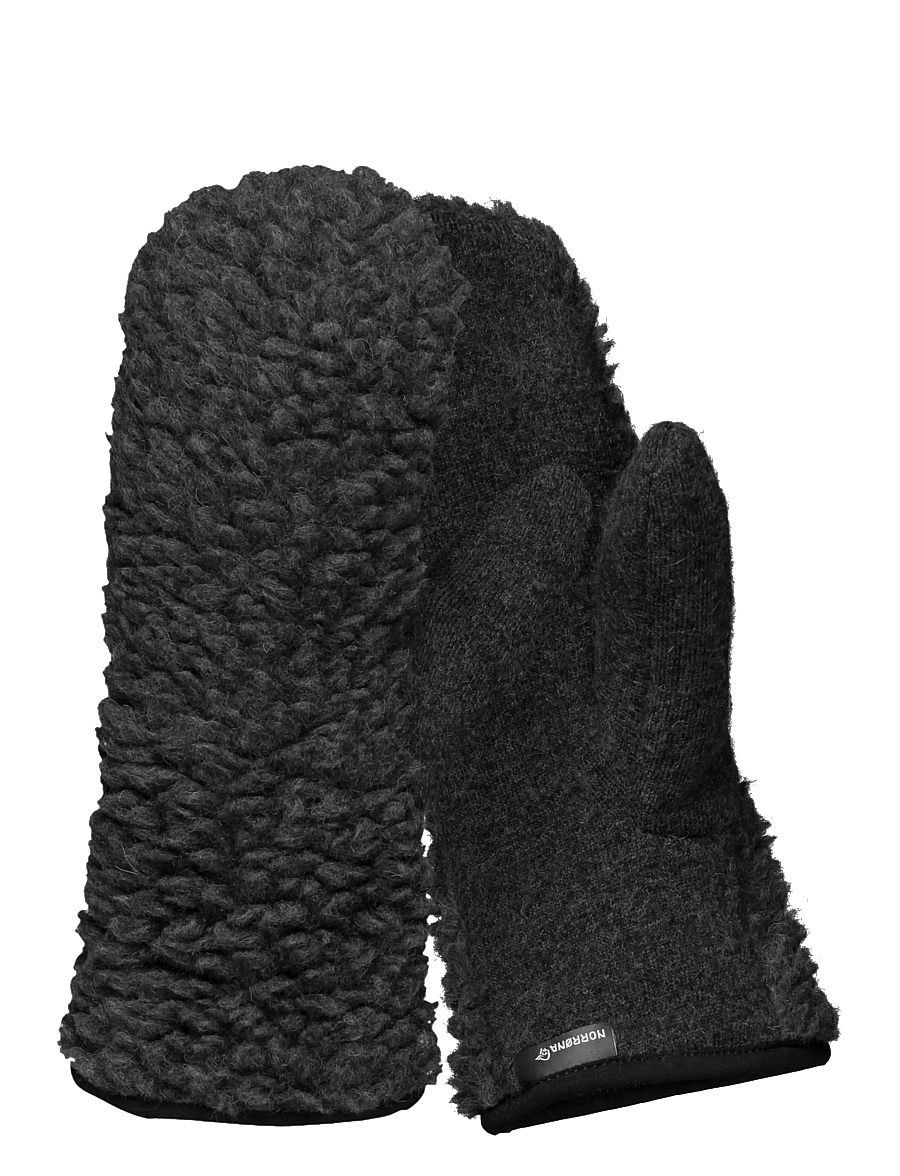 Norrøna - /29 wool liner Mittens - caviar black - 0