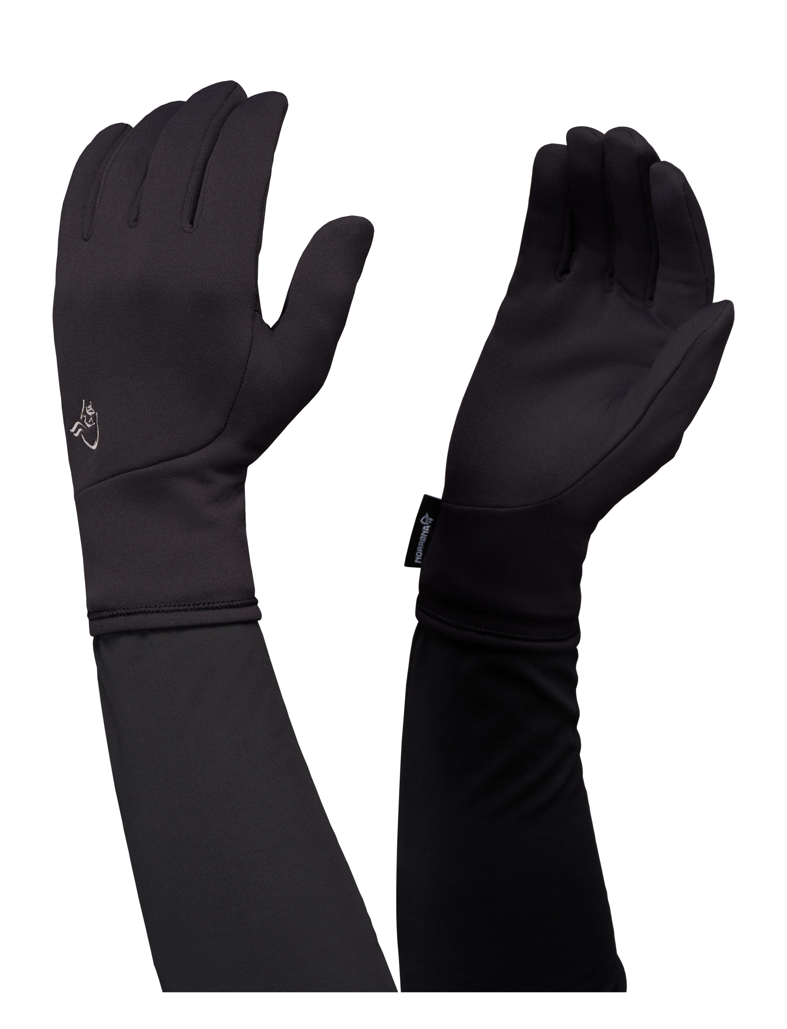 Norrøna /29 warm2 stretch Gloves - Visa allt - CAVIAR BLACK / black