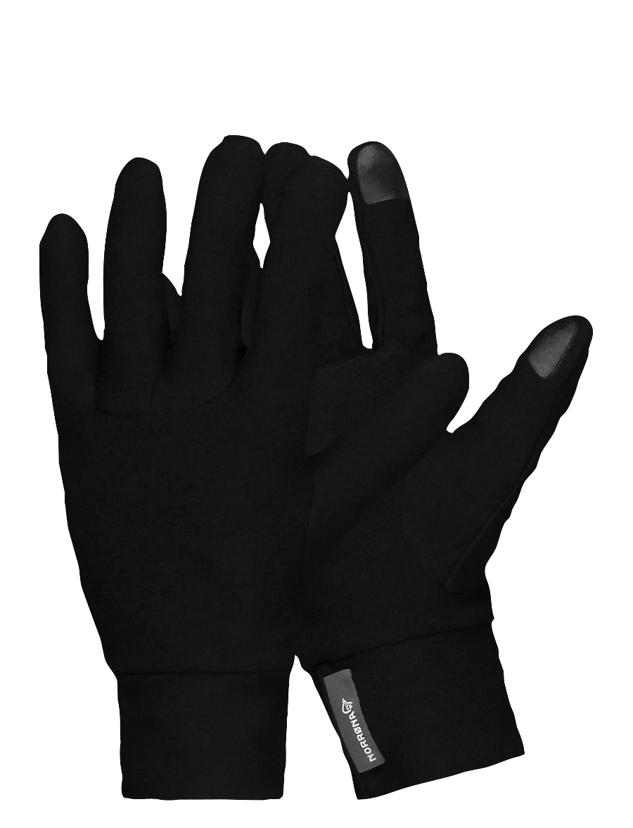 Norrøna - /29 pureUll liner Gloves - caviar black - 0
