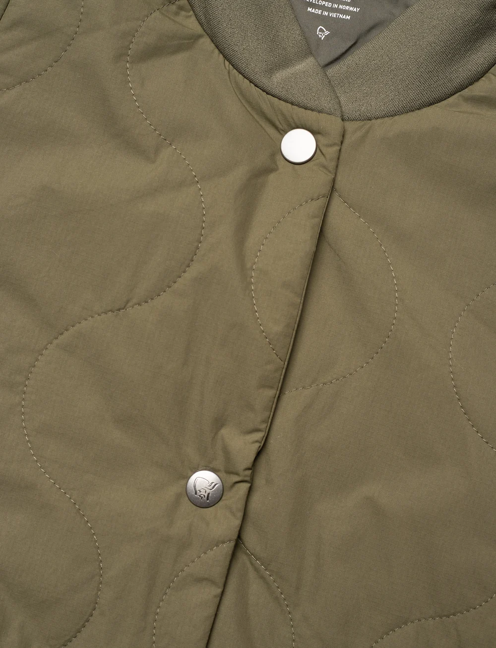 Norrøna - oslo thermo100 Coat W's - down jackets - olive night - 4