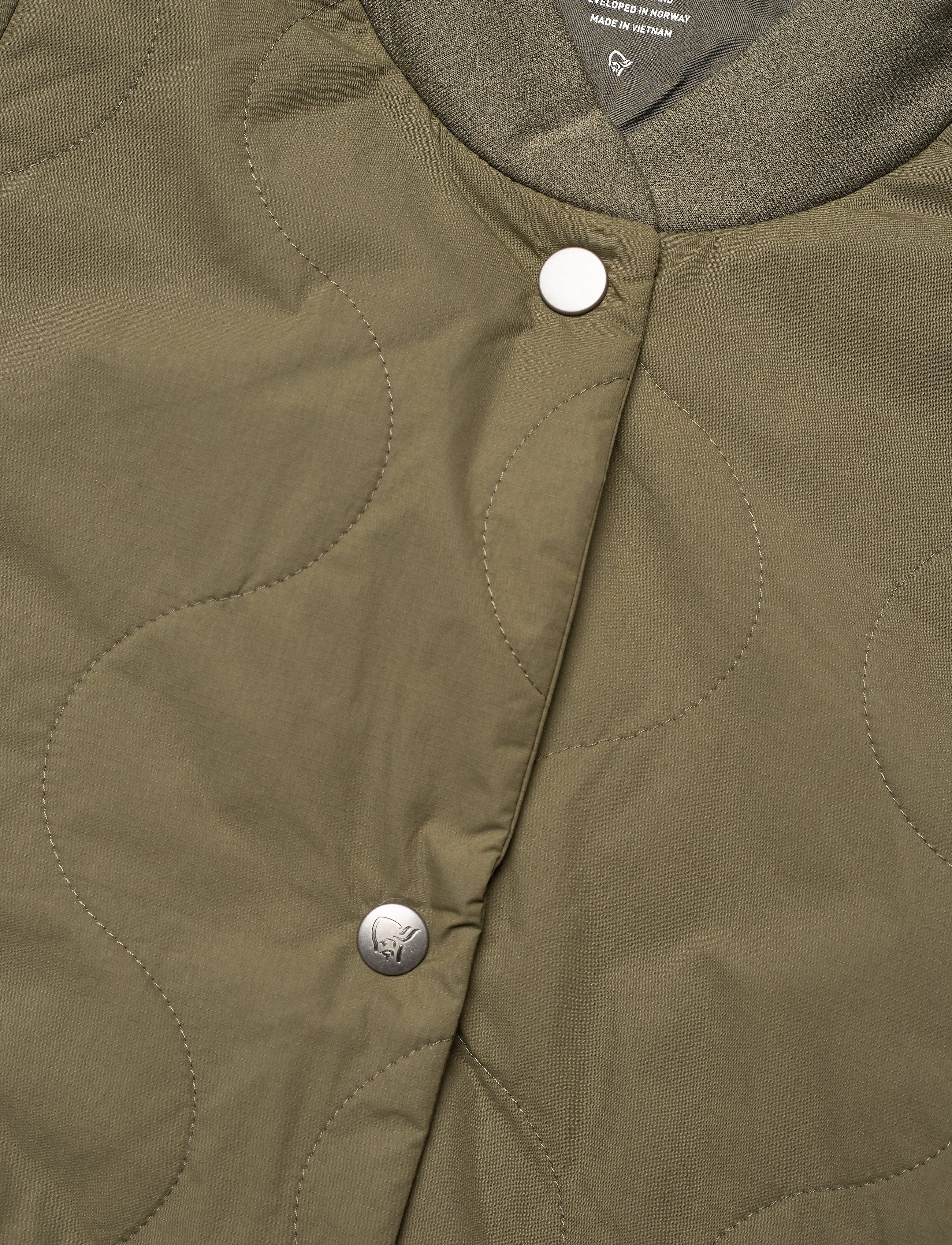 Norrøna - oslo thermo100 Coat W's - gewatteerde jassen - olive night - 4