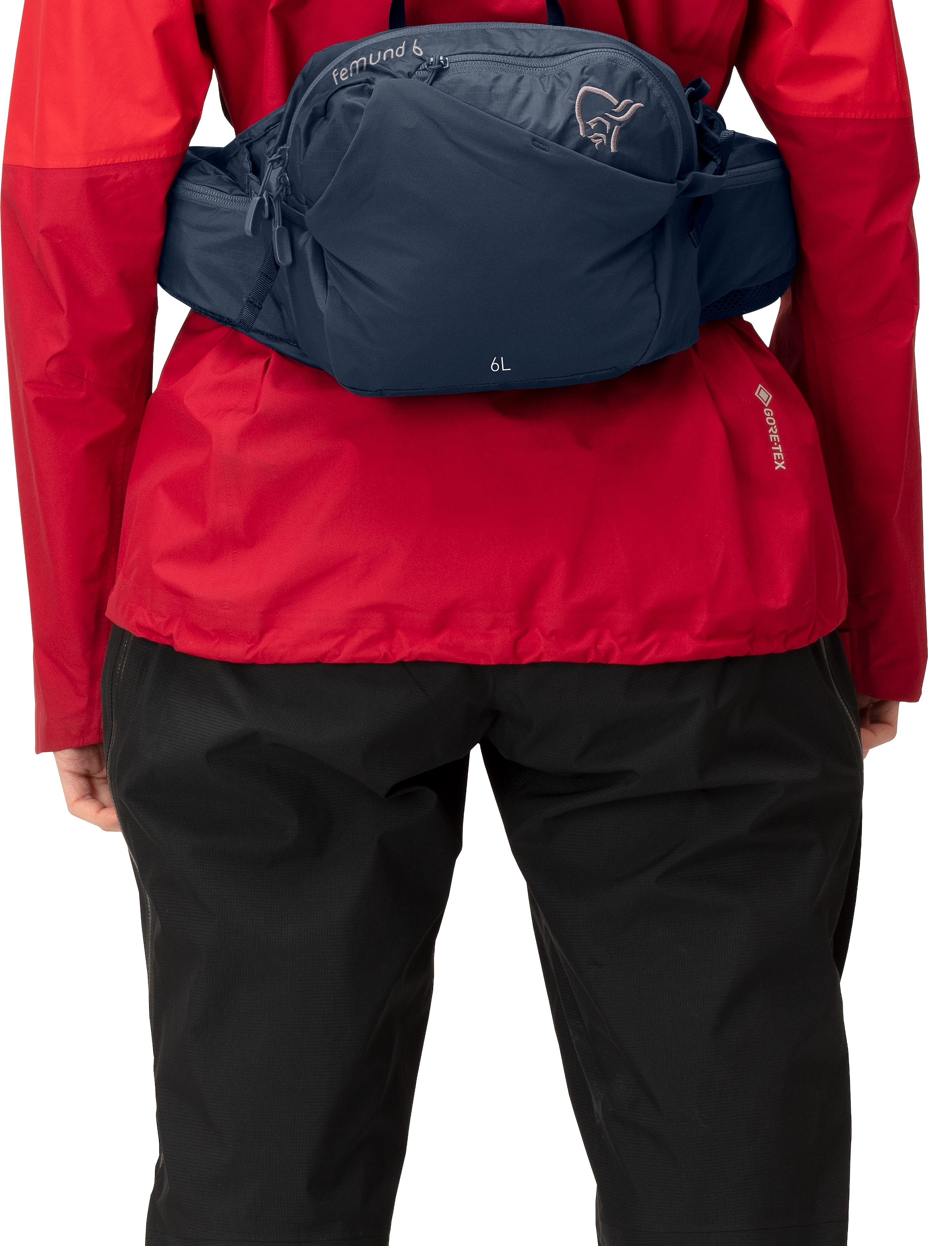 Norrøna Femund Econyl70 6L Hip Pack, Mænd, Udendørs Bæltetaske, Navy, Str: ONE SIZE