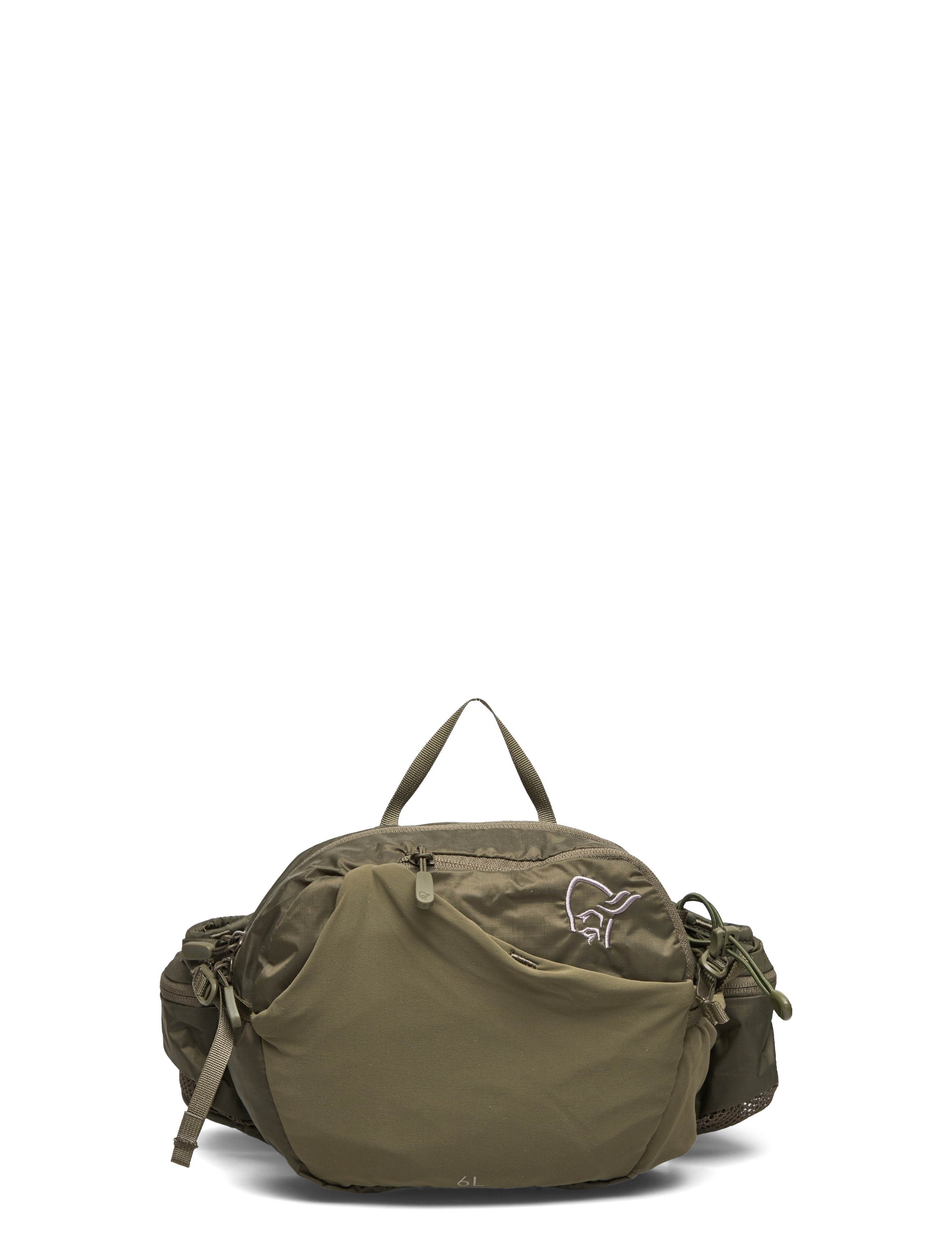 Norrøna Femund Econyl70 6L Hip Pack, Mænd, Udendørs Bæltetaske, Kakigrøn, Str: ONE SIZE