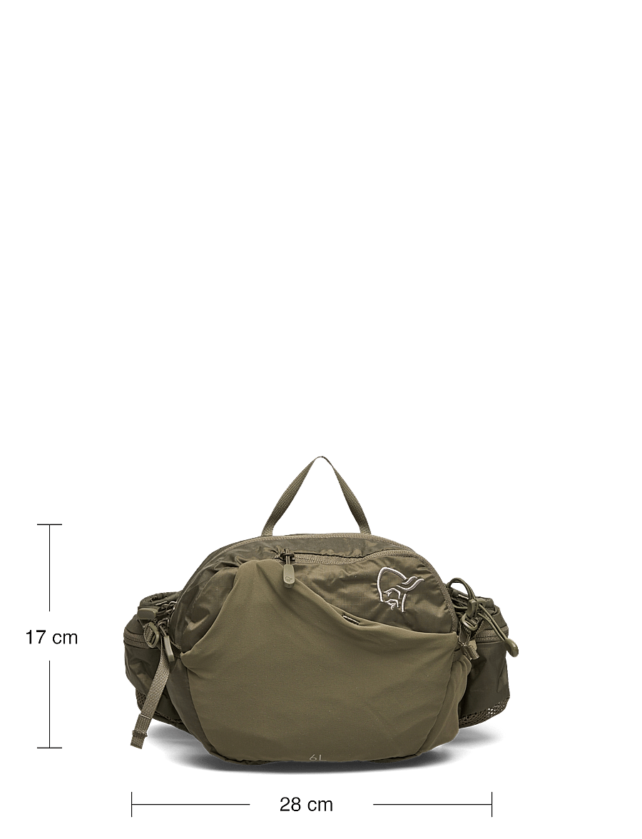 Norrøna - femund econyl70 6L Hip Pack - handtaschen & bauchtaschen - olive night - 4