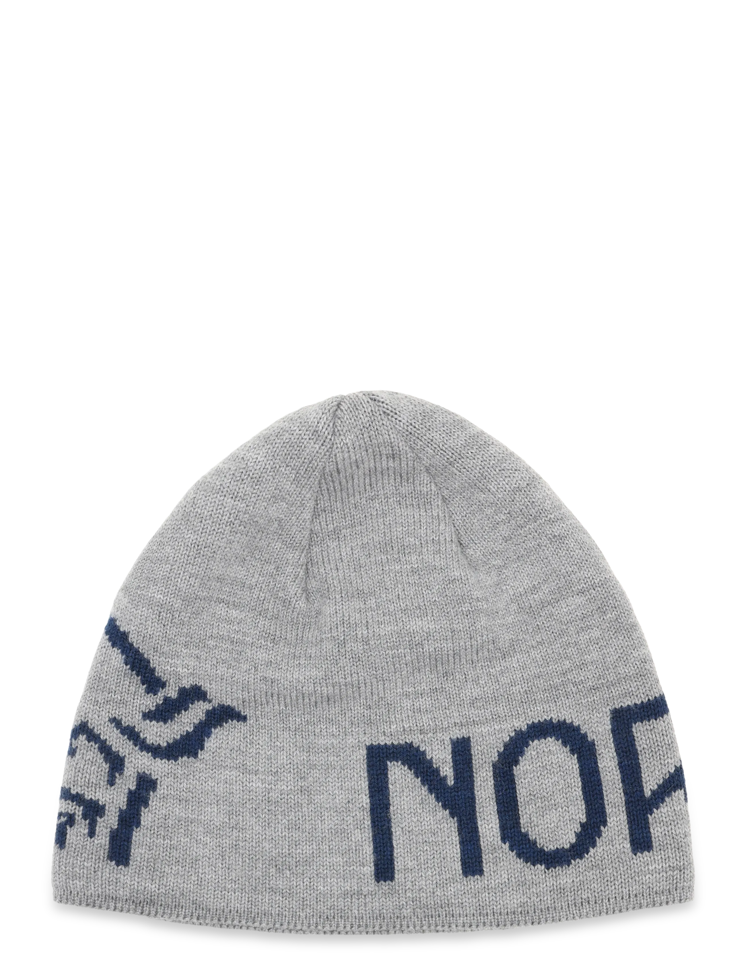 Norrøna /29 mid merinoUll logo Beanie - Mützen - GREY MELANGE / grey