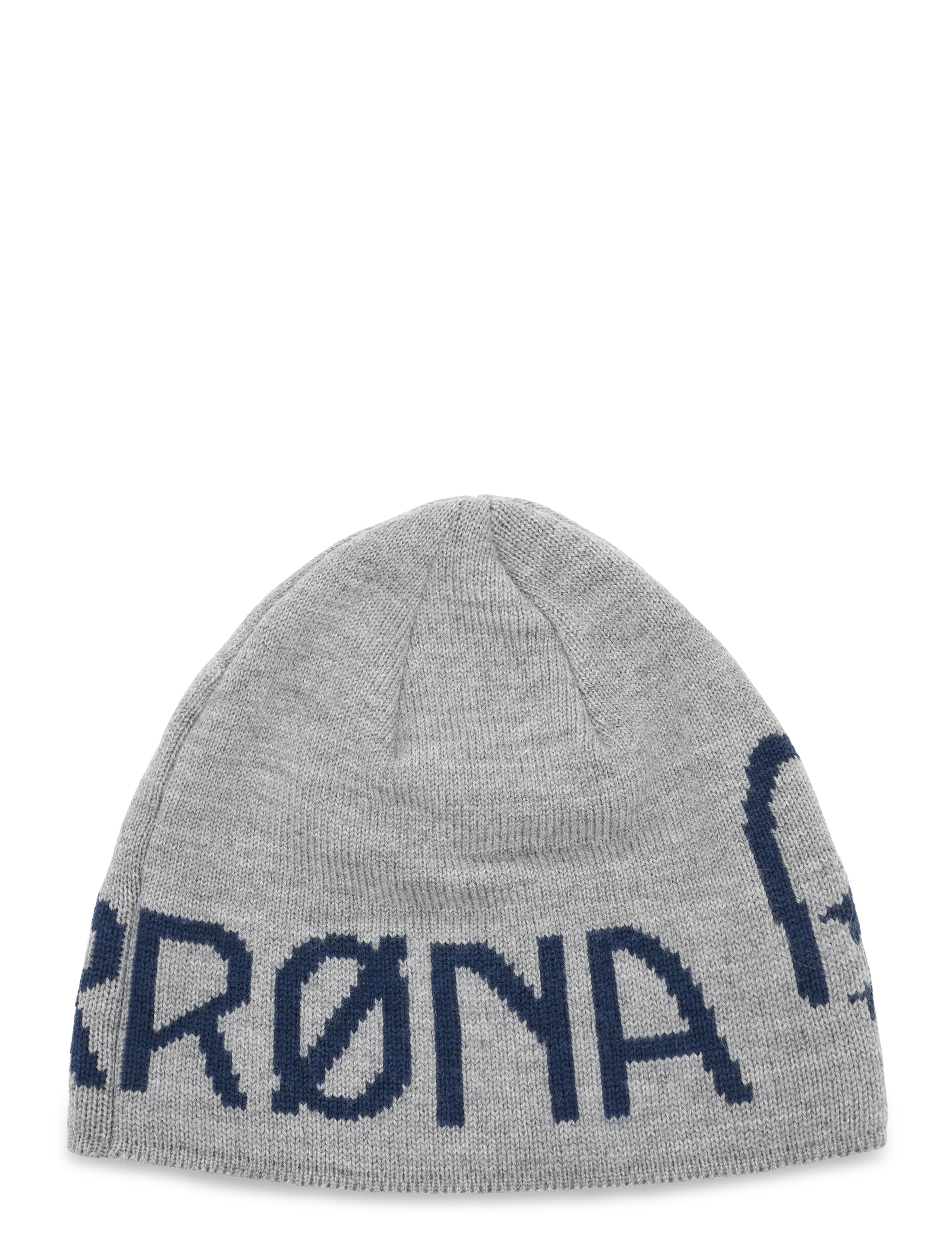 Norrøna - /29 mid merinoUll logo Beanie - kapelusze - grey melange - 1