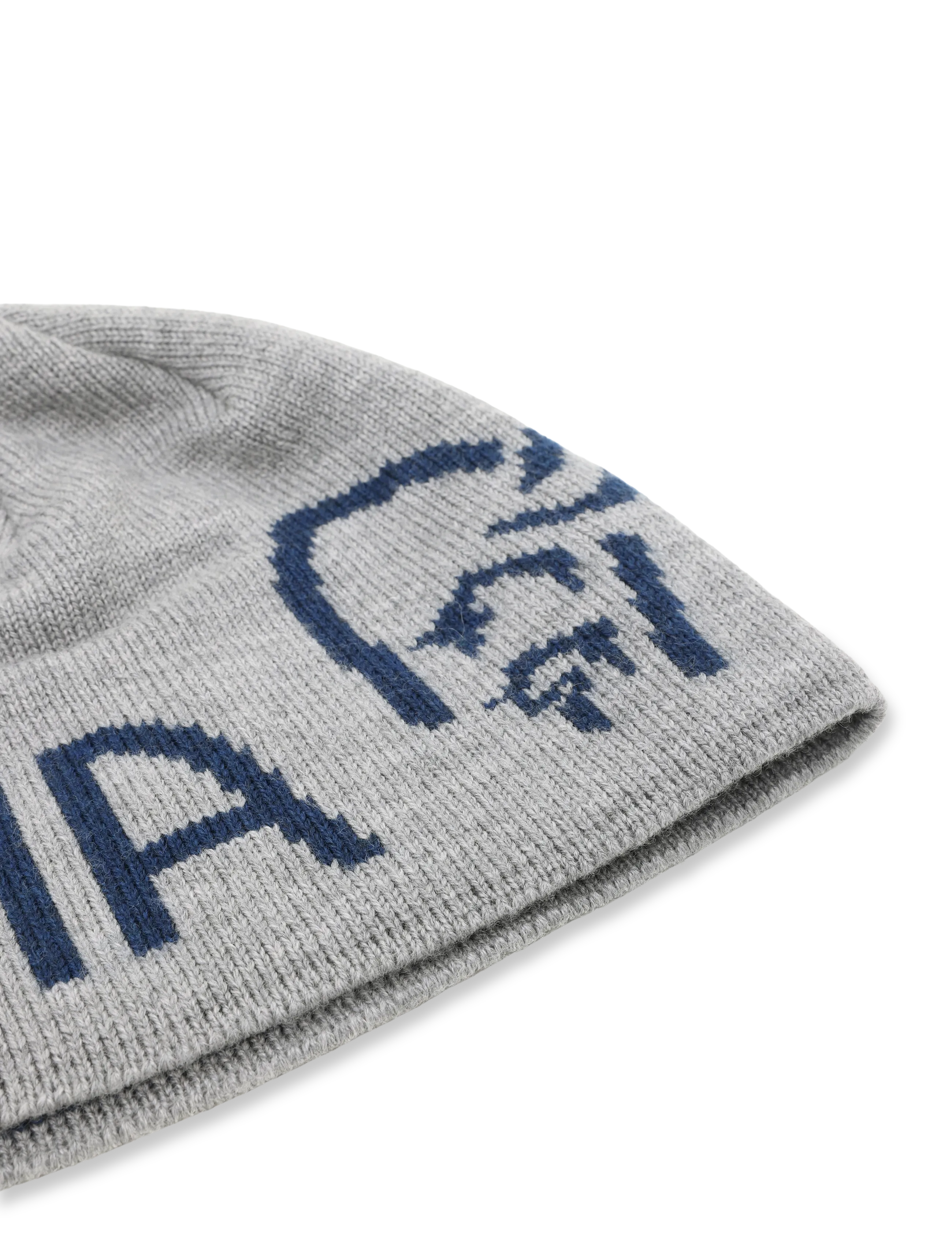 Norrøna - /29 mid merinoUll logo Beanie - kapelusze - grey melange - 2