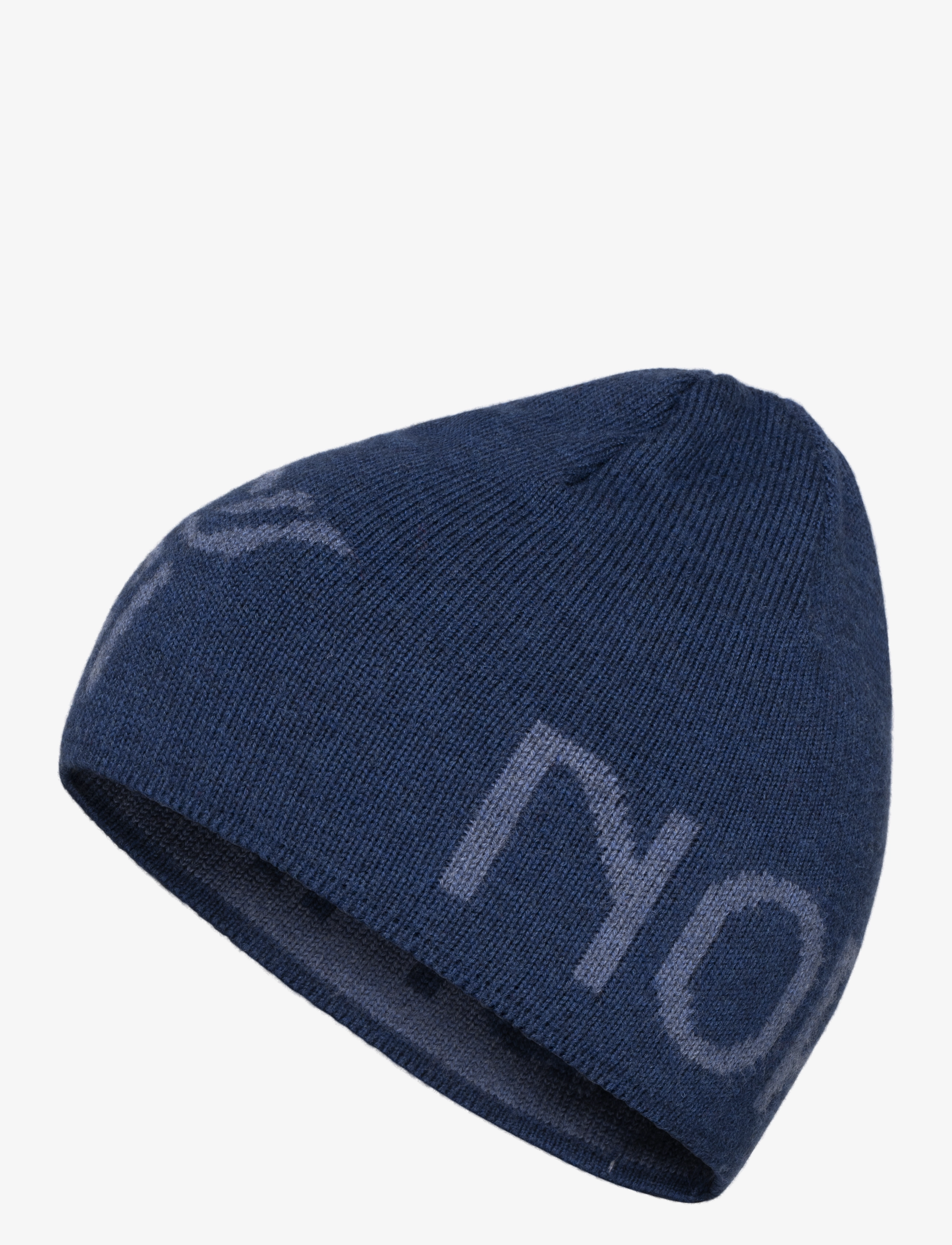 Norrøna /29 mid merinoUll logo Beanie - Visa allt - INDIGO NIGHT MELANGE / navy