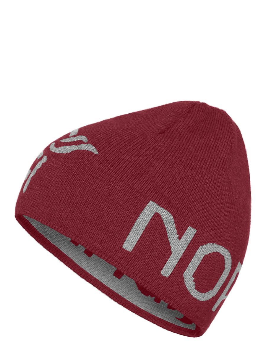 Norrøna - /29 mid merinoUll logo Beanie - mützen - port - 0