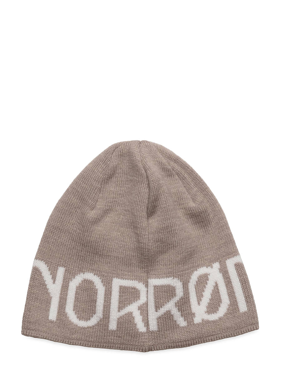 Norrøna - /29 mid merinoUll logo Beanie - mützen - pure cashmere - 1