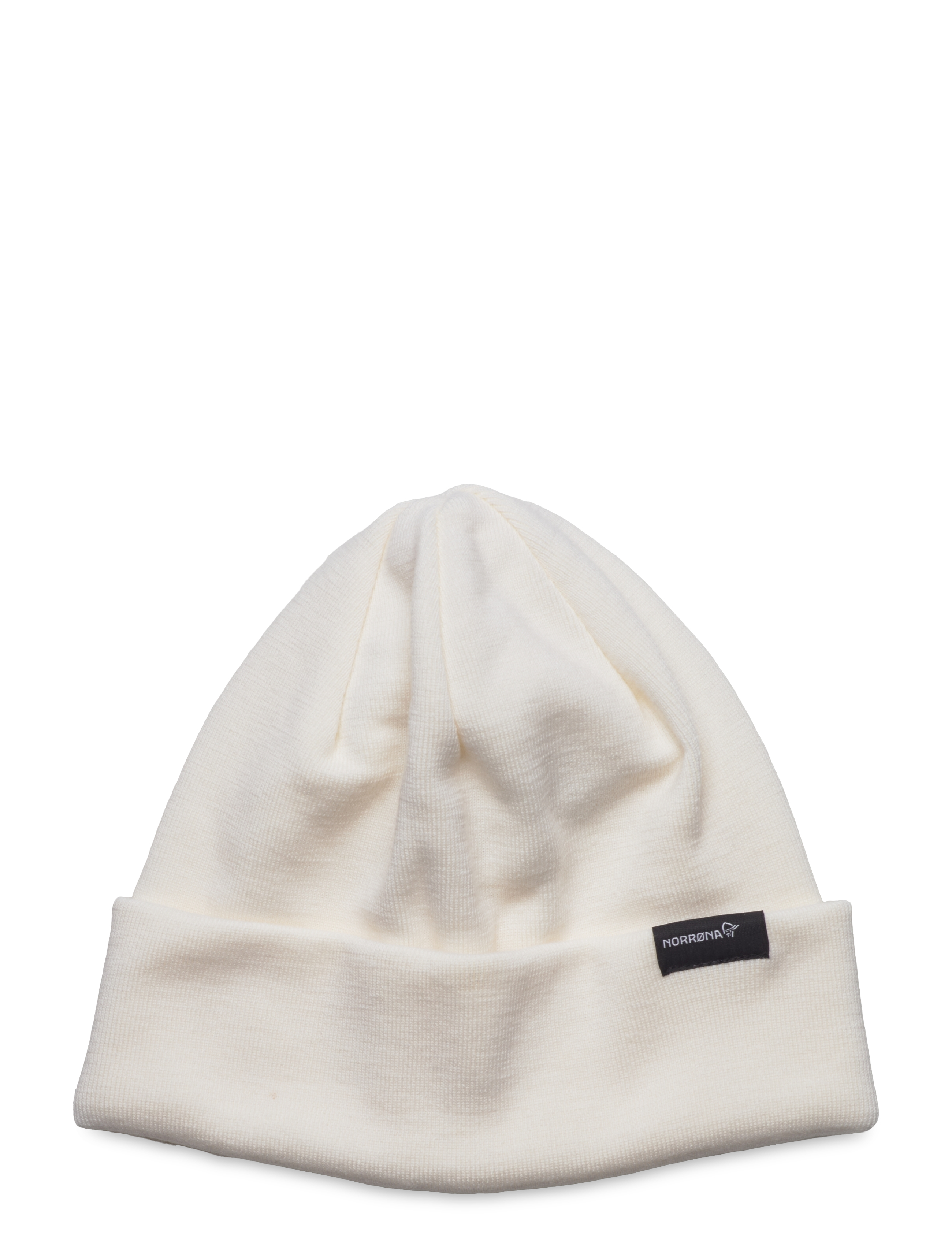 Norrøna /29 Mid Merinoull Beanie, One Size, White, Hovedbeklædning > Huer, Dame