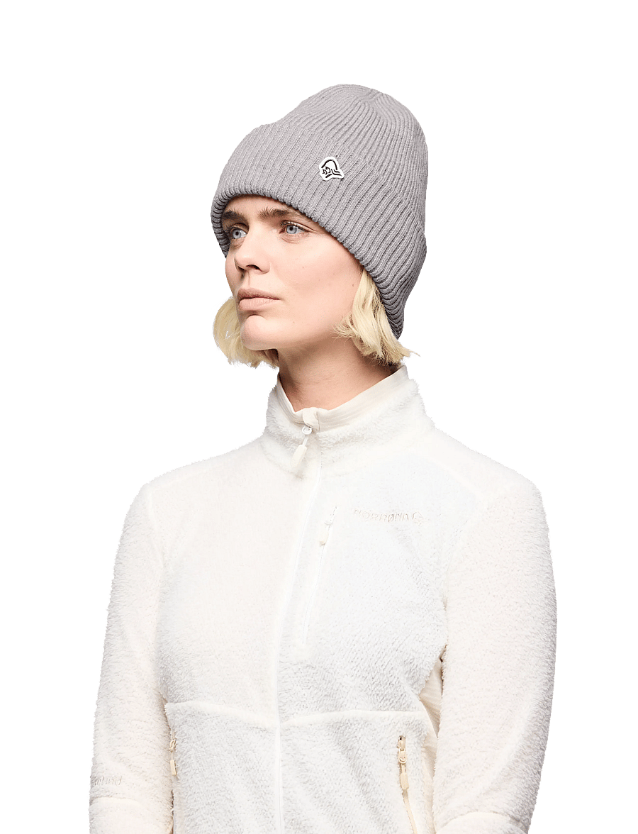 Norrøna - /29 heavy merinoUll contrast Beanie - grey melange - 2