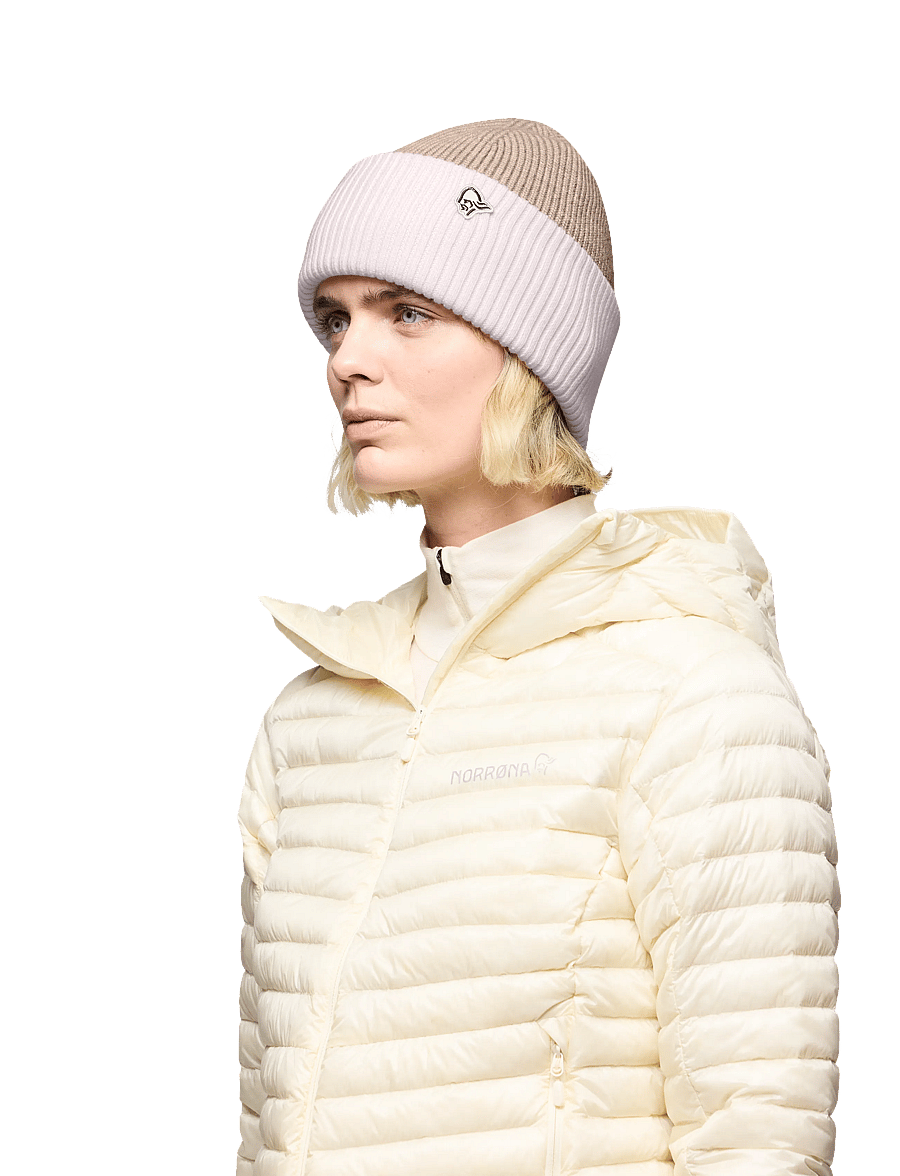 Norrøna - /29 heavy merinoUll contrast Beanie - mützen - pure cashmere - 0