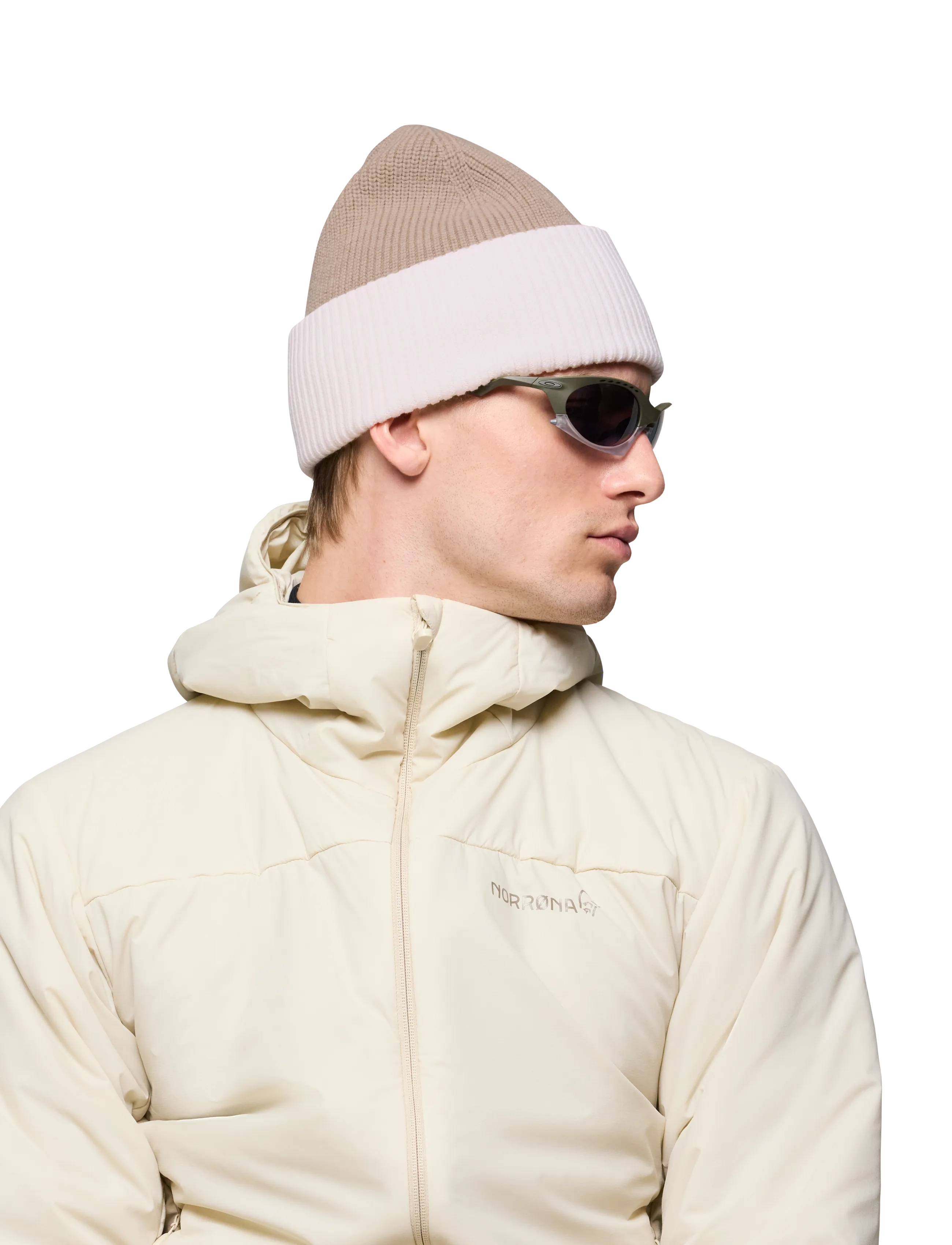 Norrøna - /29 heavy merinoUll contrast Beanie - pure cashmere - 3