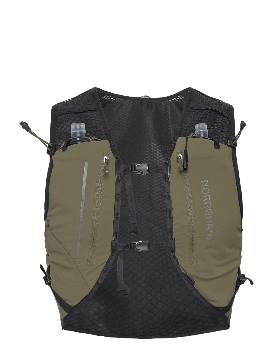 Norrøna - senja econyl70 7L Pack - løbeudstyr - olive night - 0