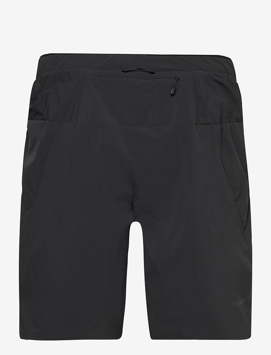 Norrøna - senja flex1 9" Shorts M's - løbeshorts - caviar black - 1