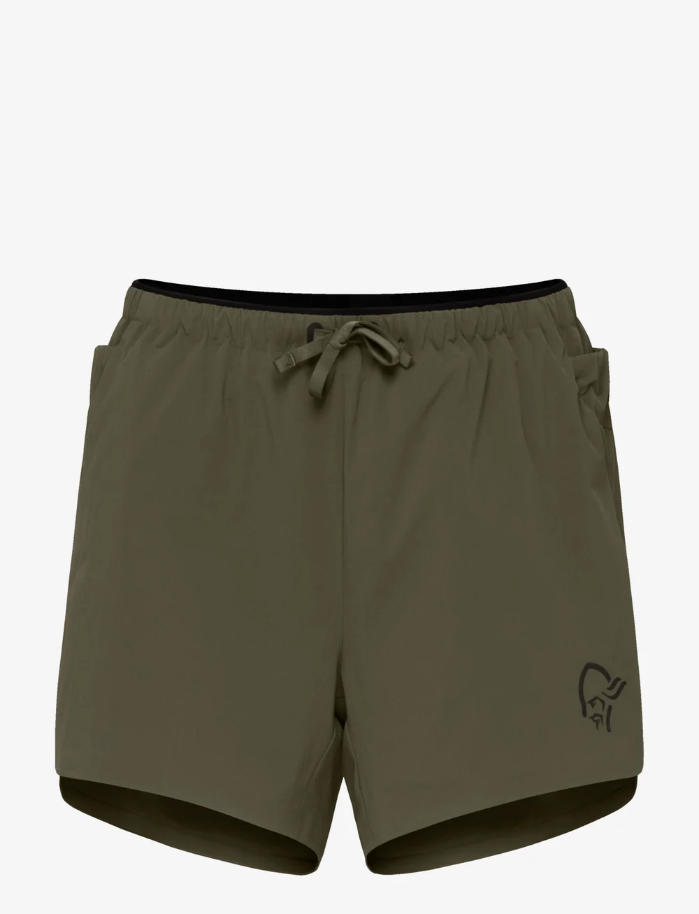 Norrøna - senja flex1 4" Shorts W's - trainingsshorts - olive night - 0