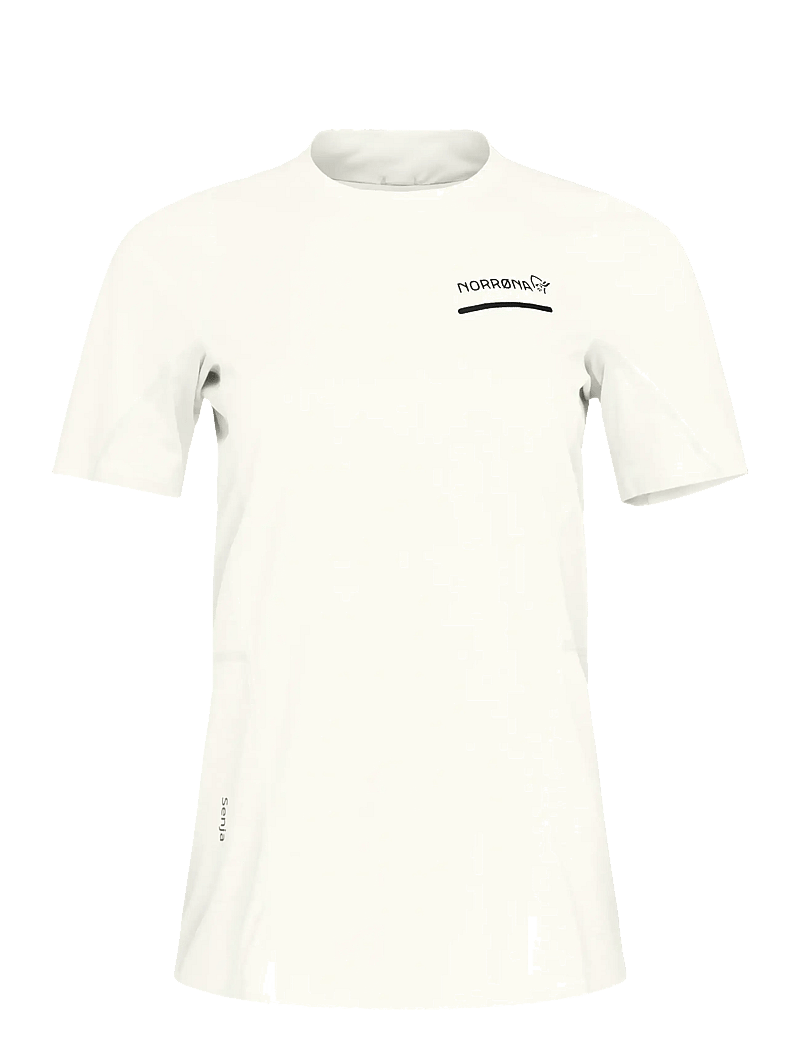 Norrøna - senja equaliser lightweight T-shirt W's - t-shirts - snow white - 1